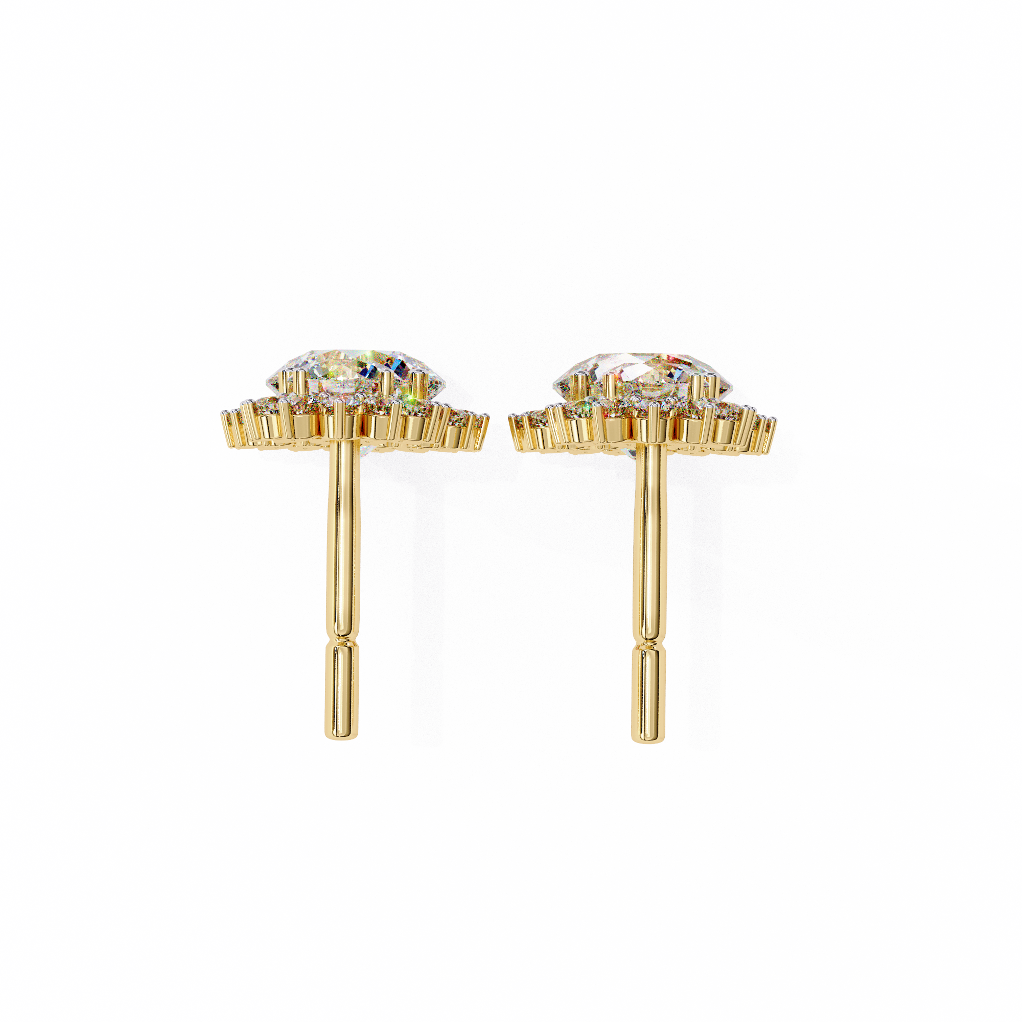 1.17 ct Timeless Arc Earrings 9k