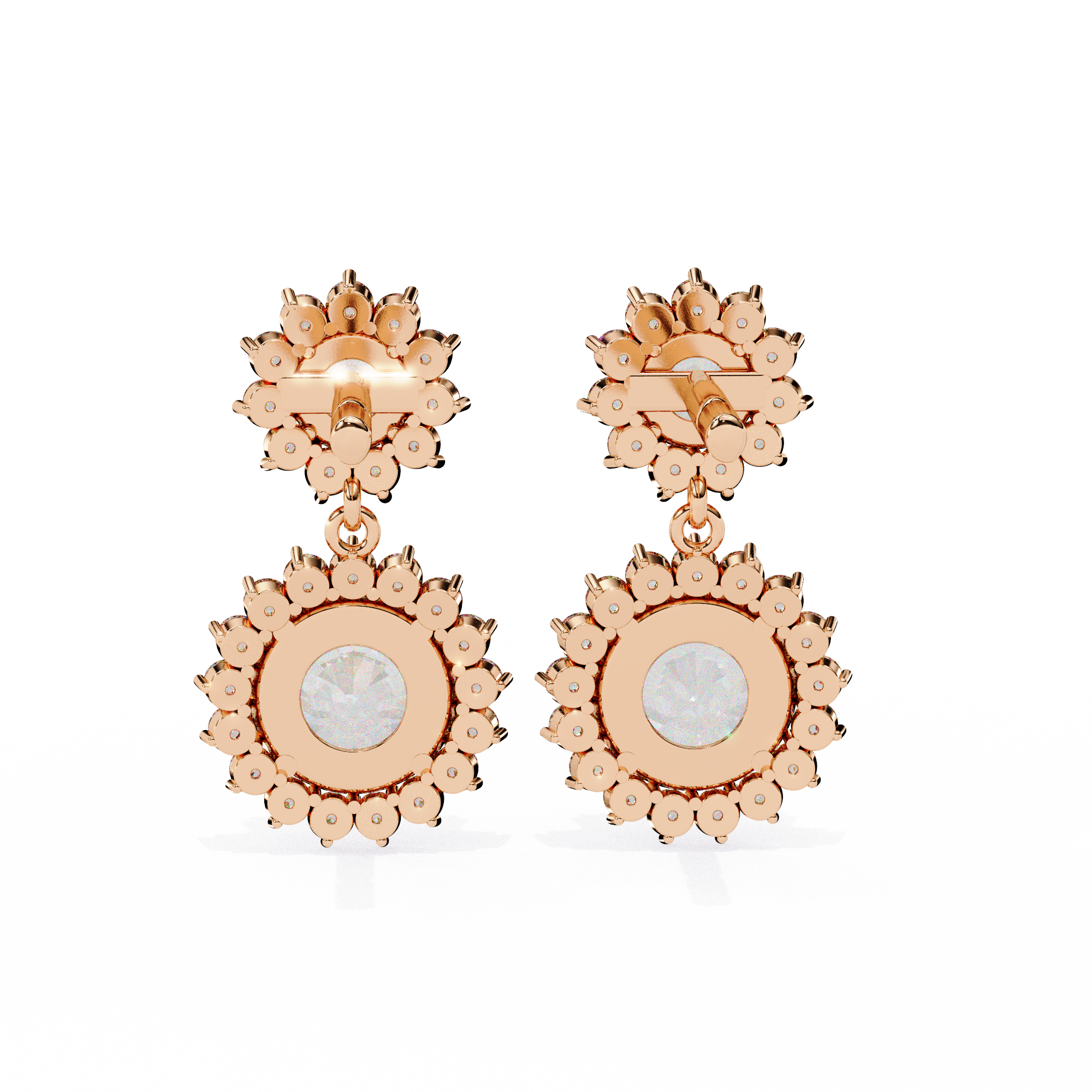 1.17 ct Timeless Arc Earrings 9k
