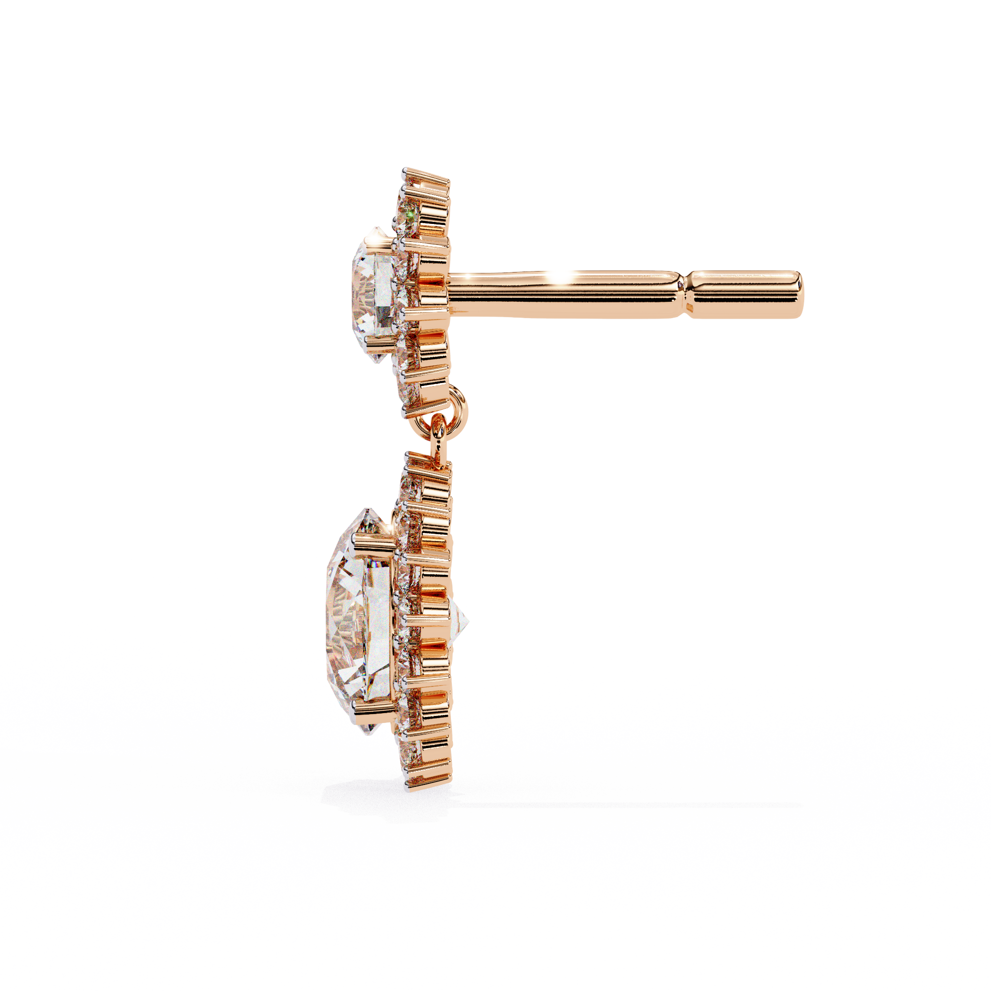 1.17 ct Timeless Arc Earrings 9k