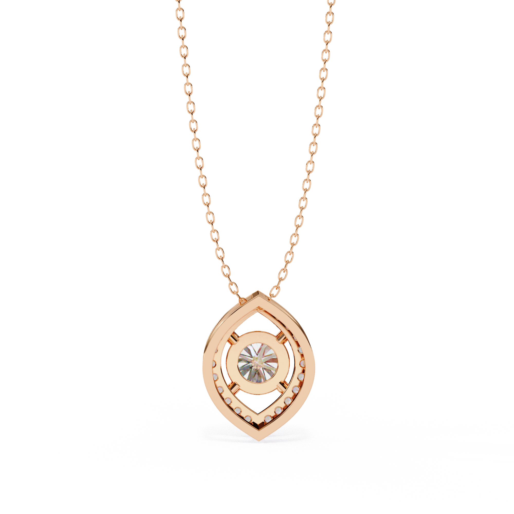 0.56 ct Luna Essence Pendant 9k