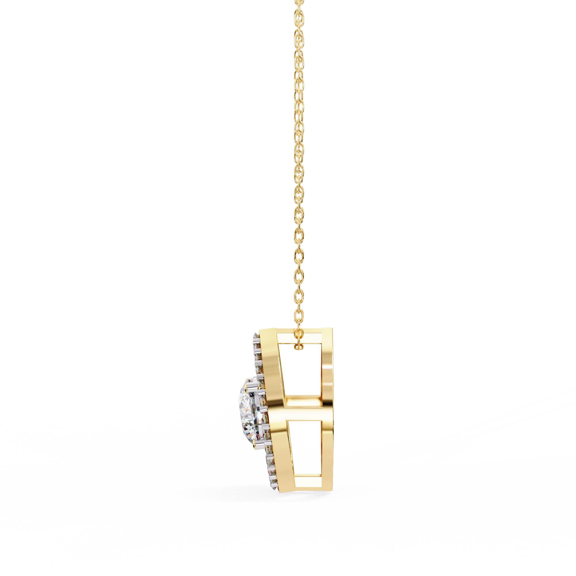 0.56 ct Luna Essence Pendant 9k