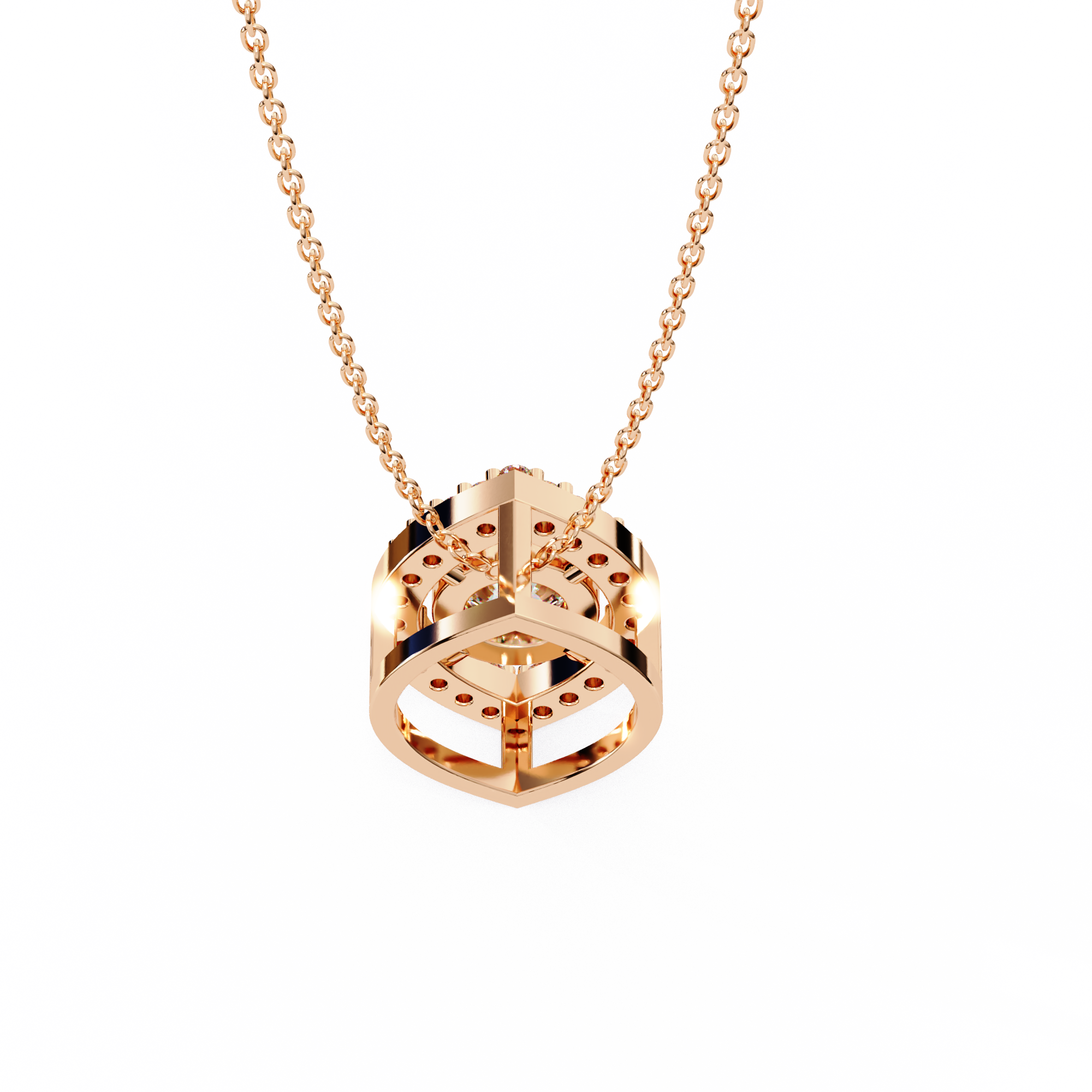 0.56 ct Luna Essence Pendant 9k