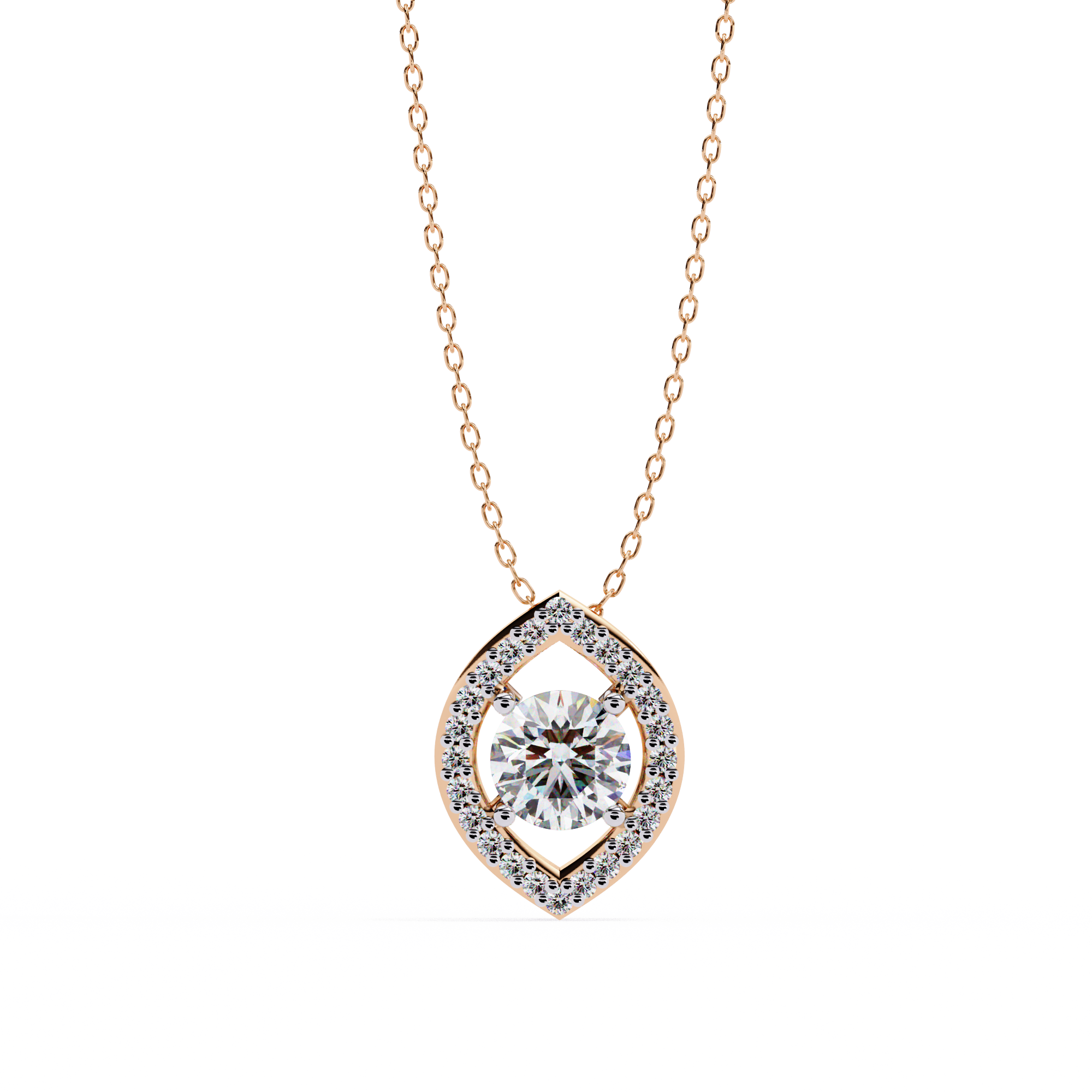 0.56 ct Luna Essence Pendant 9k