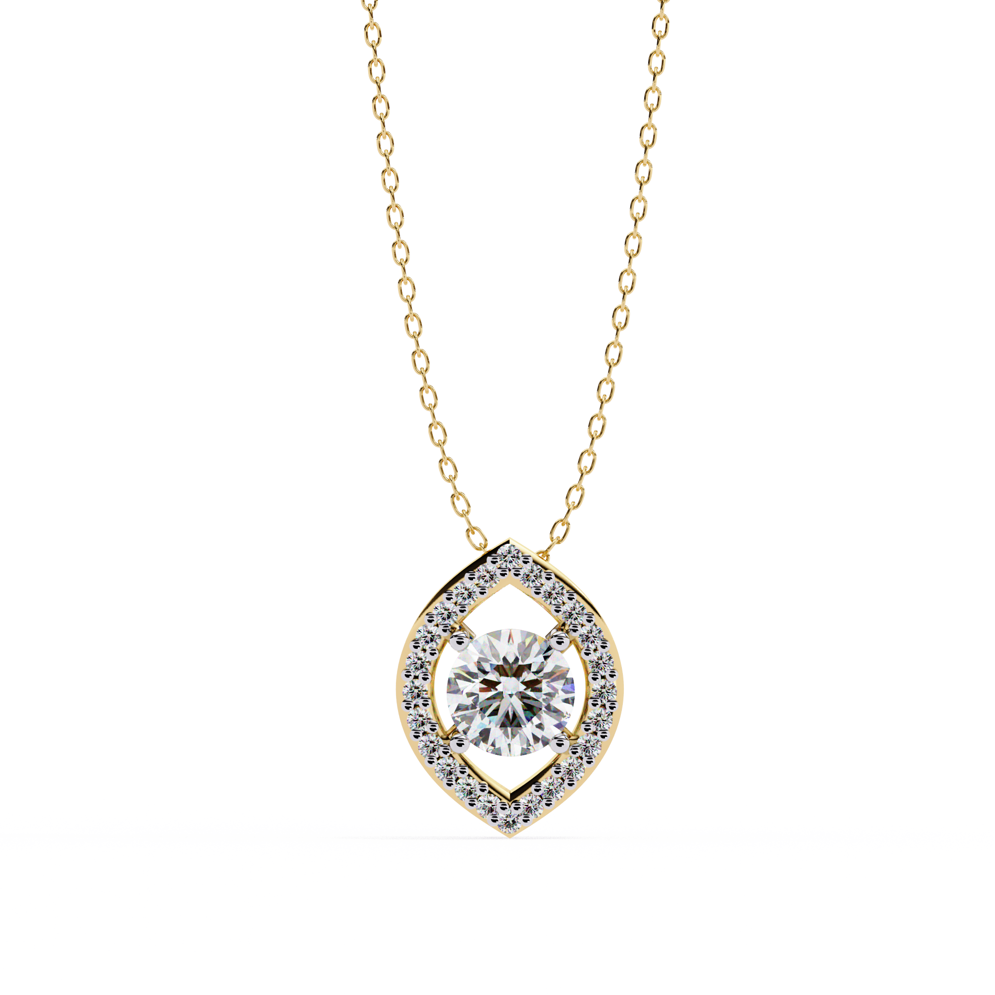 0.56 ct Luna Essence Pendant 9k