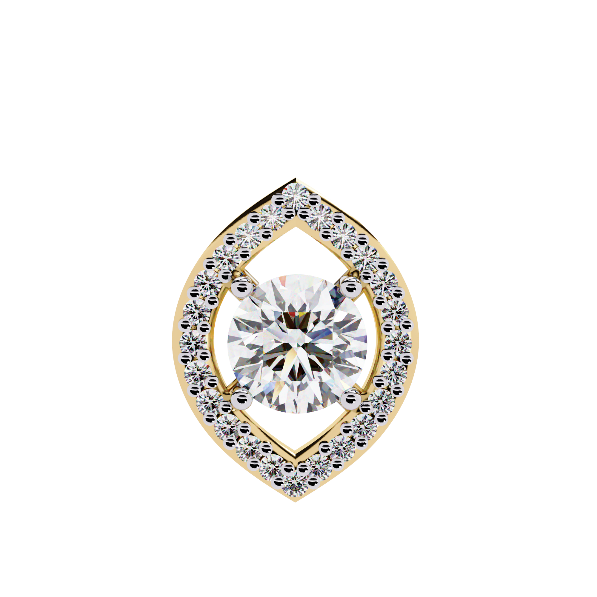 0.56 ct Luna Essence Pendant 9k