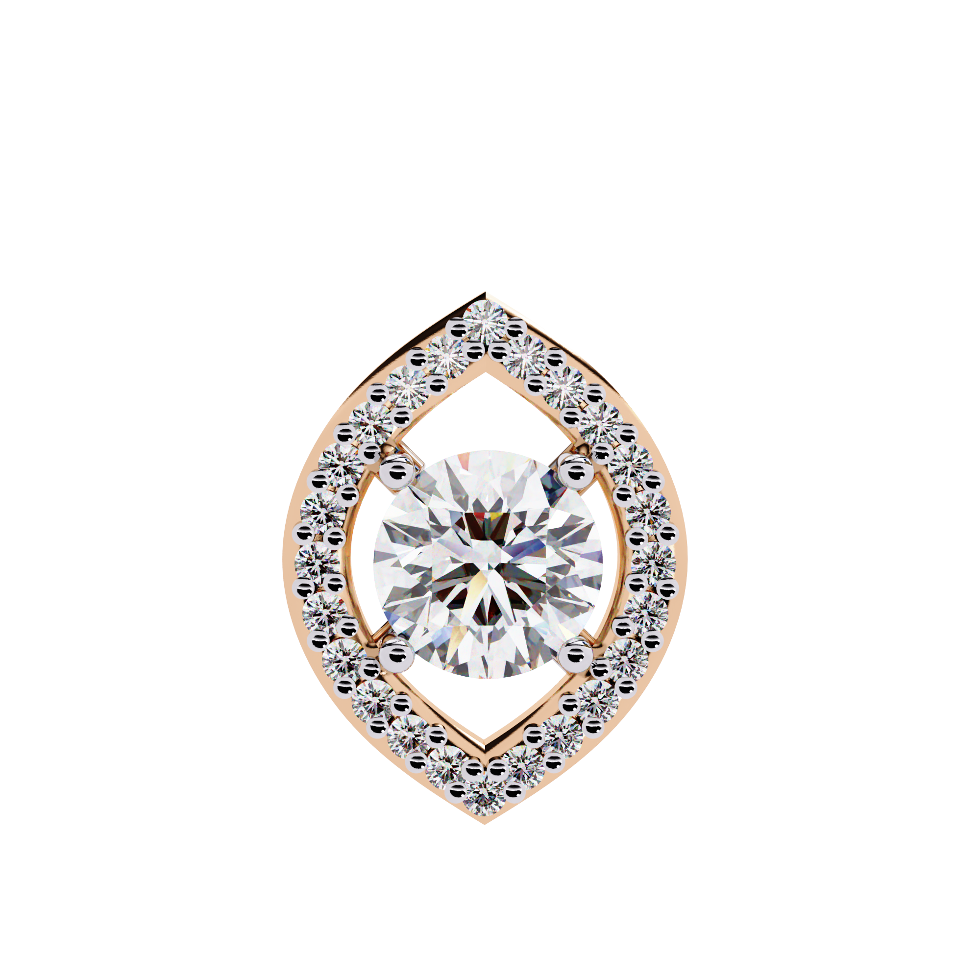 0.56 ct Luna Essence Pendant 9k