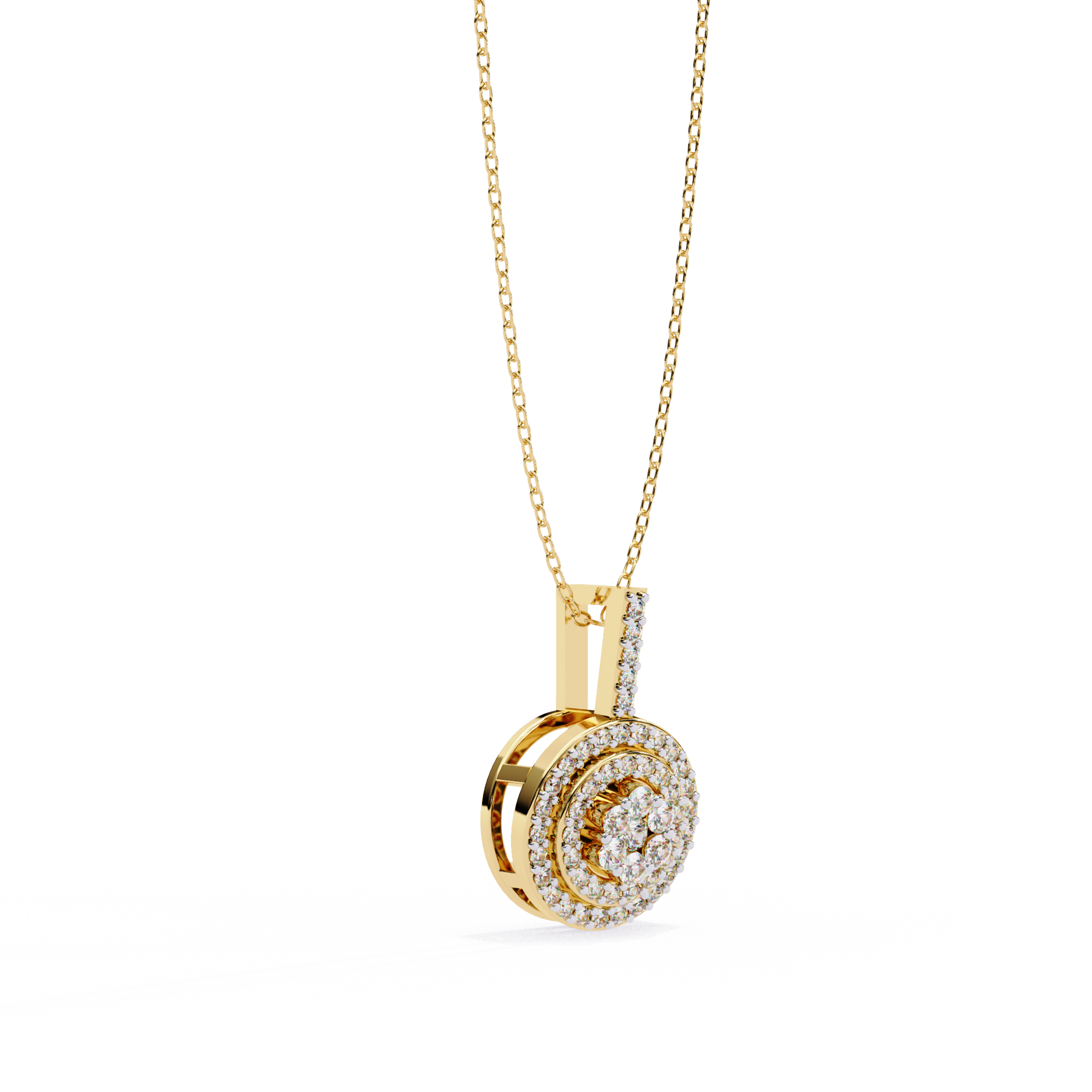 0.27 ct Moonbeam Grace Pendant 9k