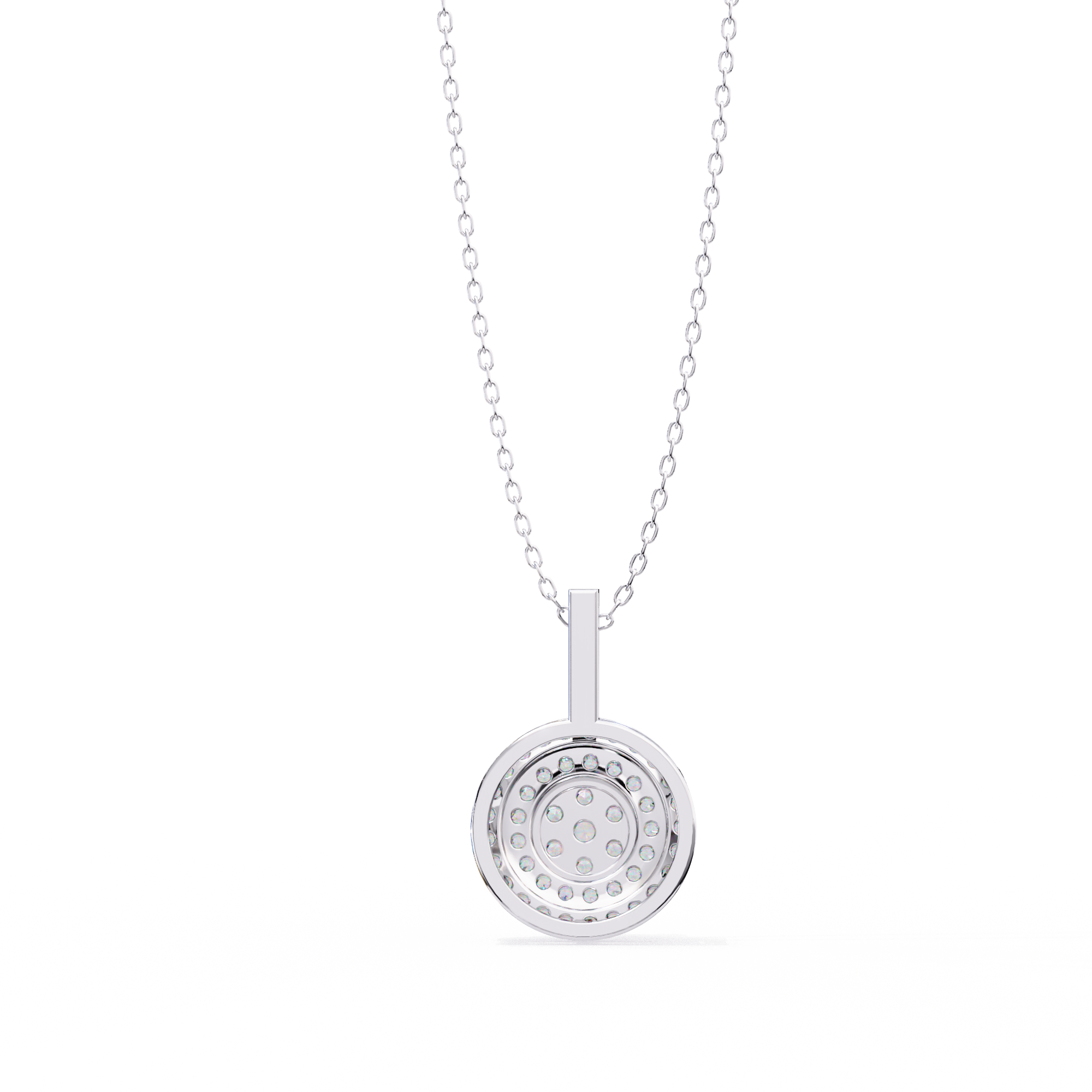 0.26 carat round pendant