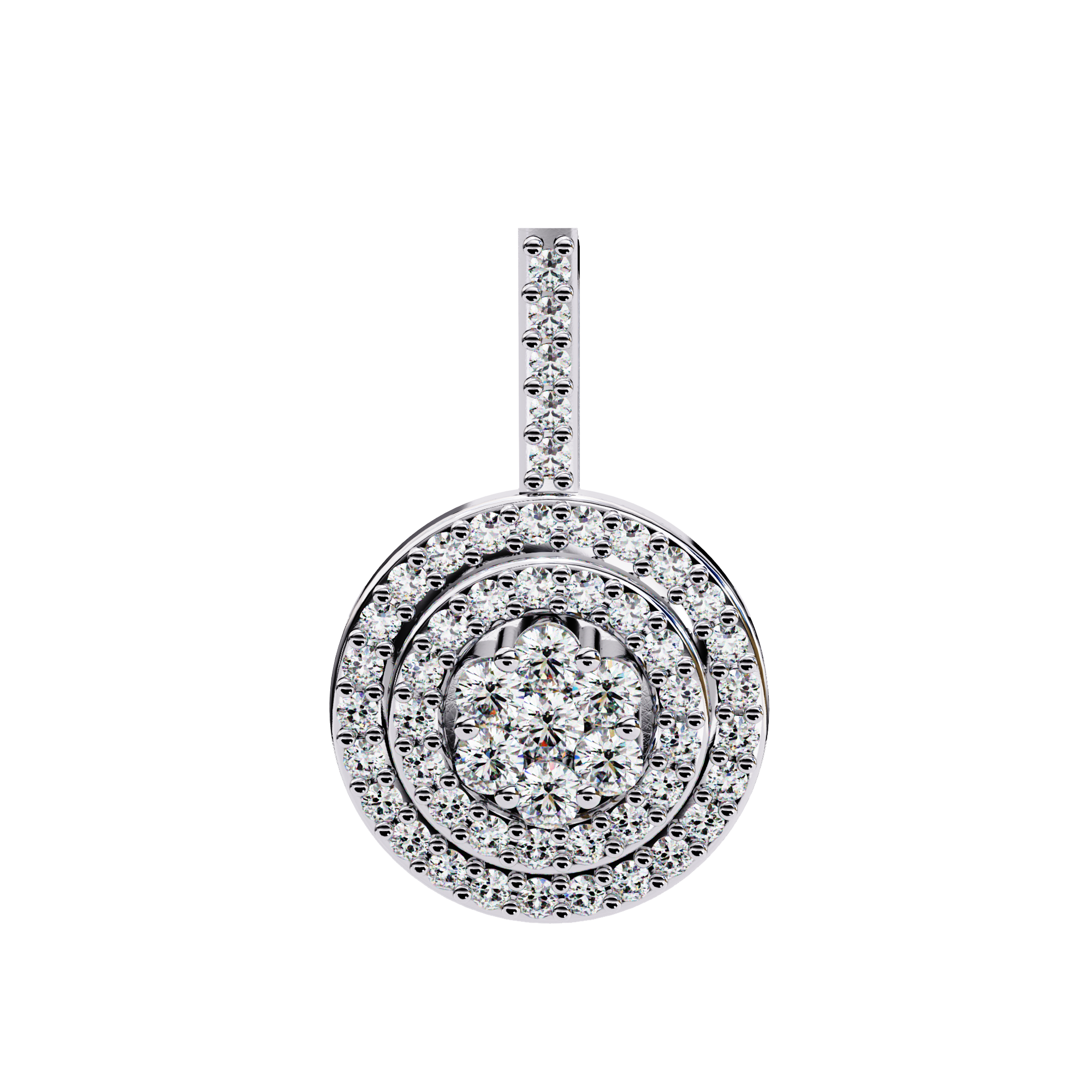 0.26 carat round pendant