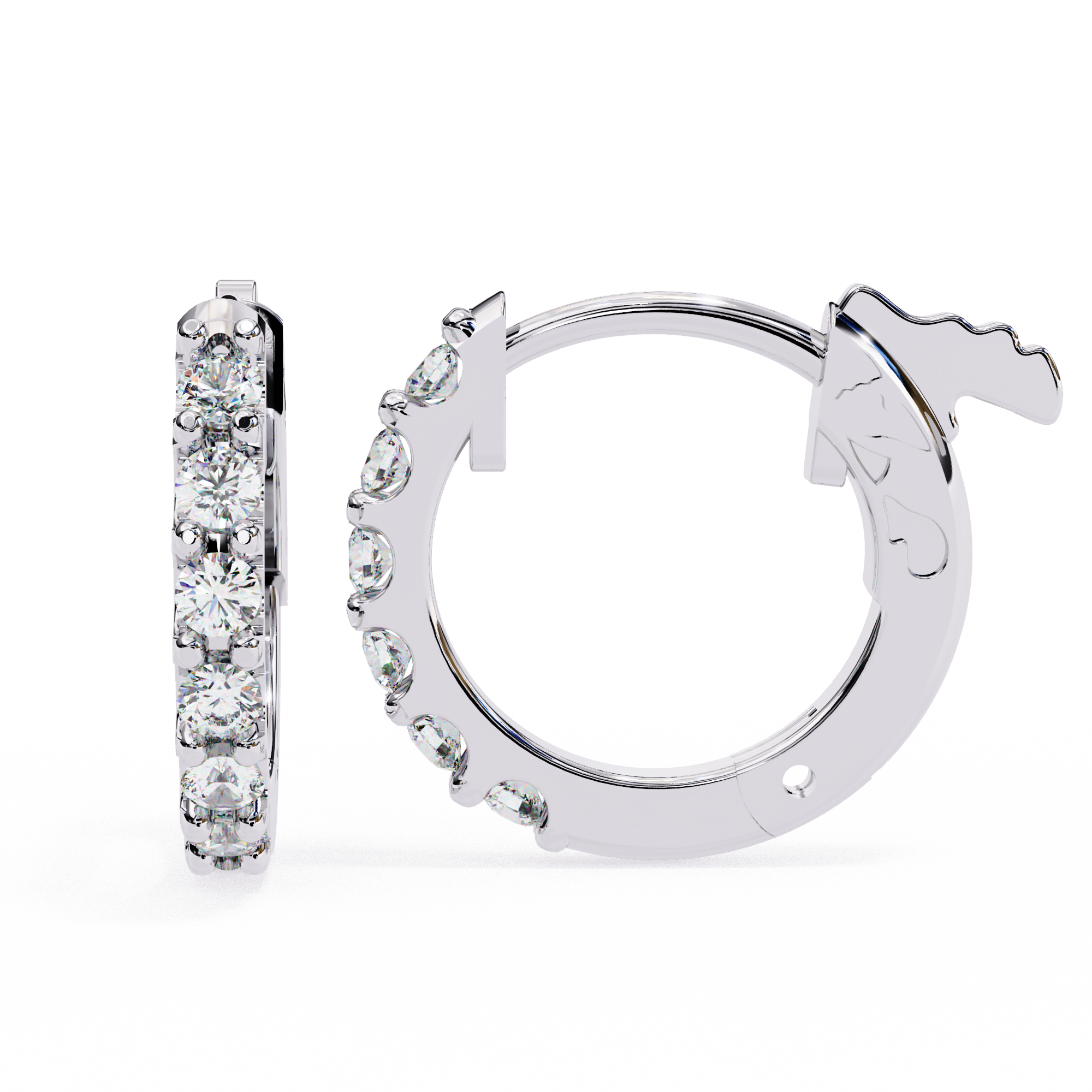 0.18 ct Starlit Charm Earrings 9k