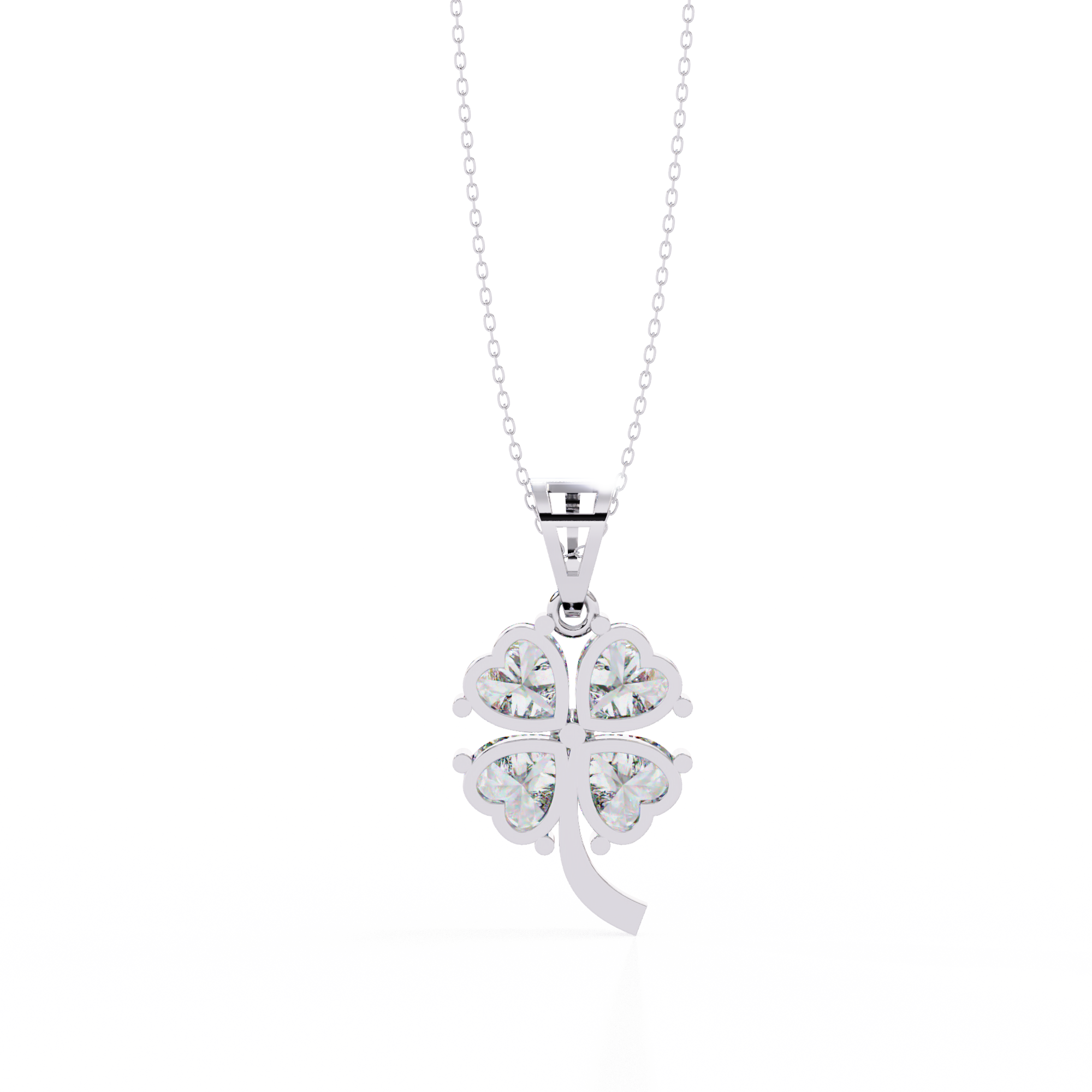 0.61 ct Heart's Embrace Pendant 9k