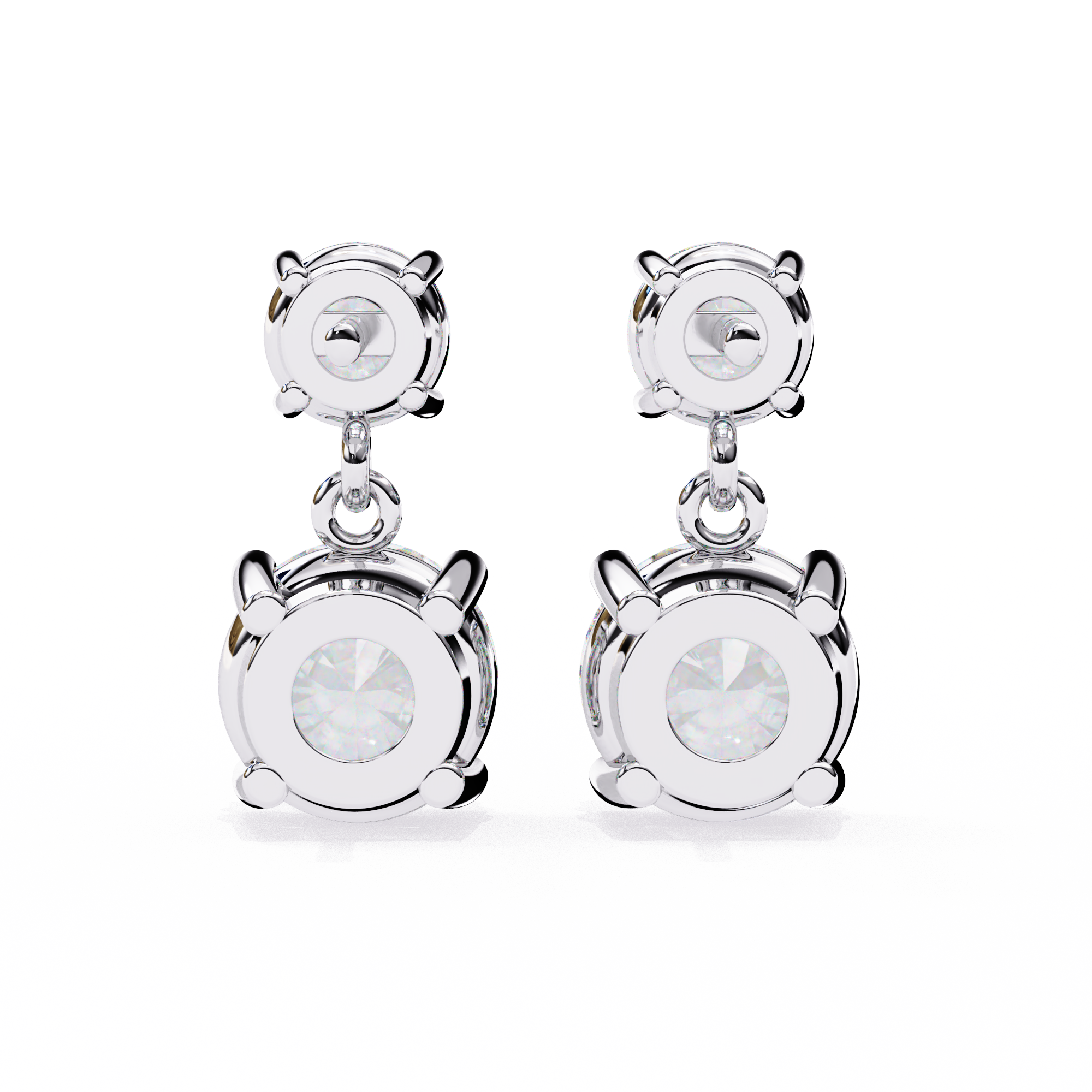 3.73 ct Galactic Majesty Earrings 9k