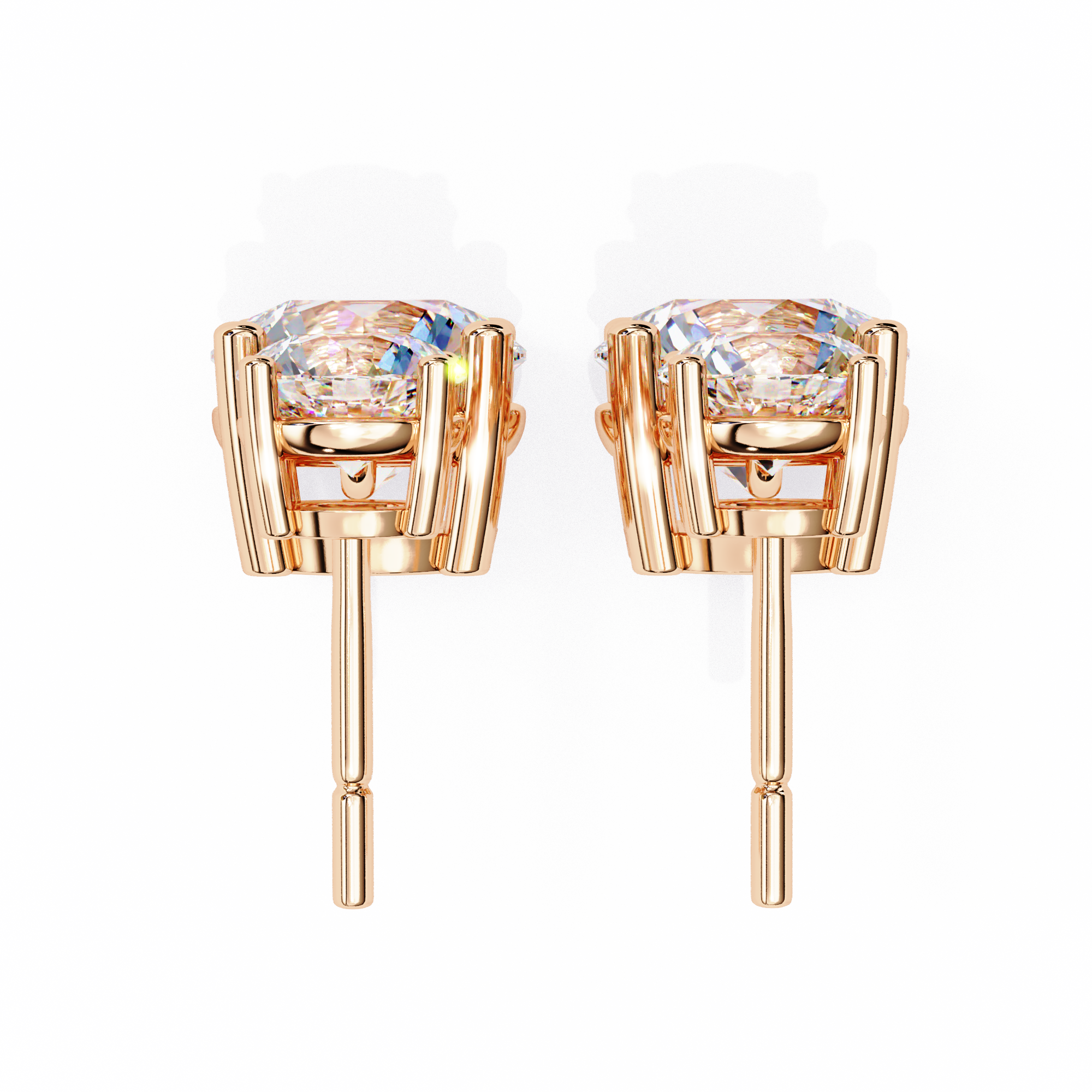 3.73 ct Galactic Majesty Earrings 9k