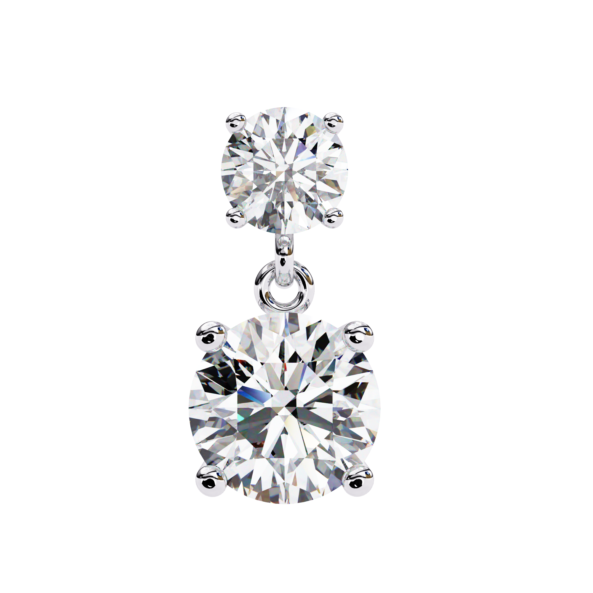 3.73 ct Galactic Majesty Earrings 9k
