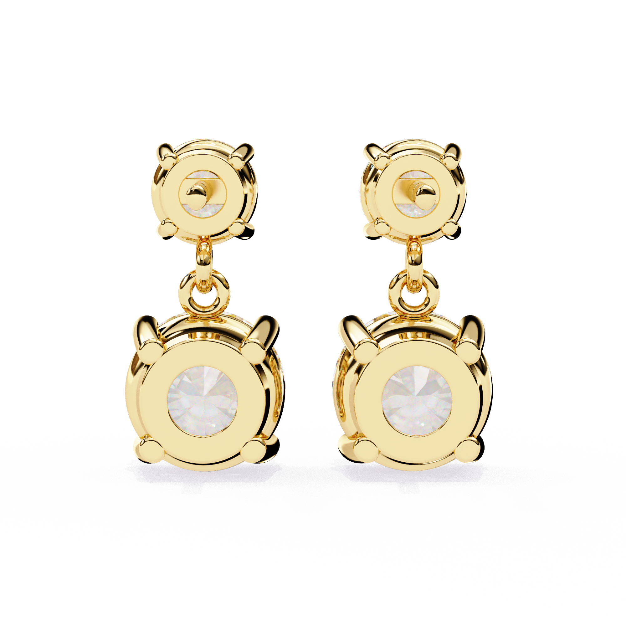 3.73 ct Galactic Majesty Earrings 9k