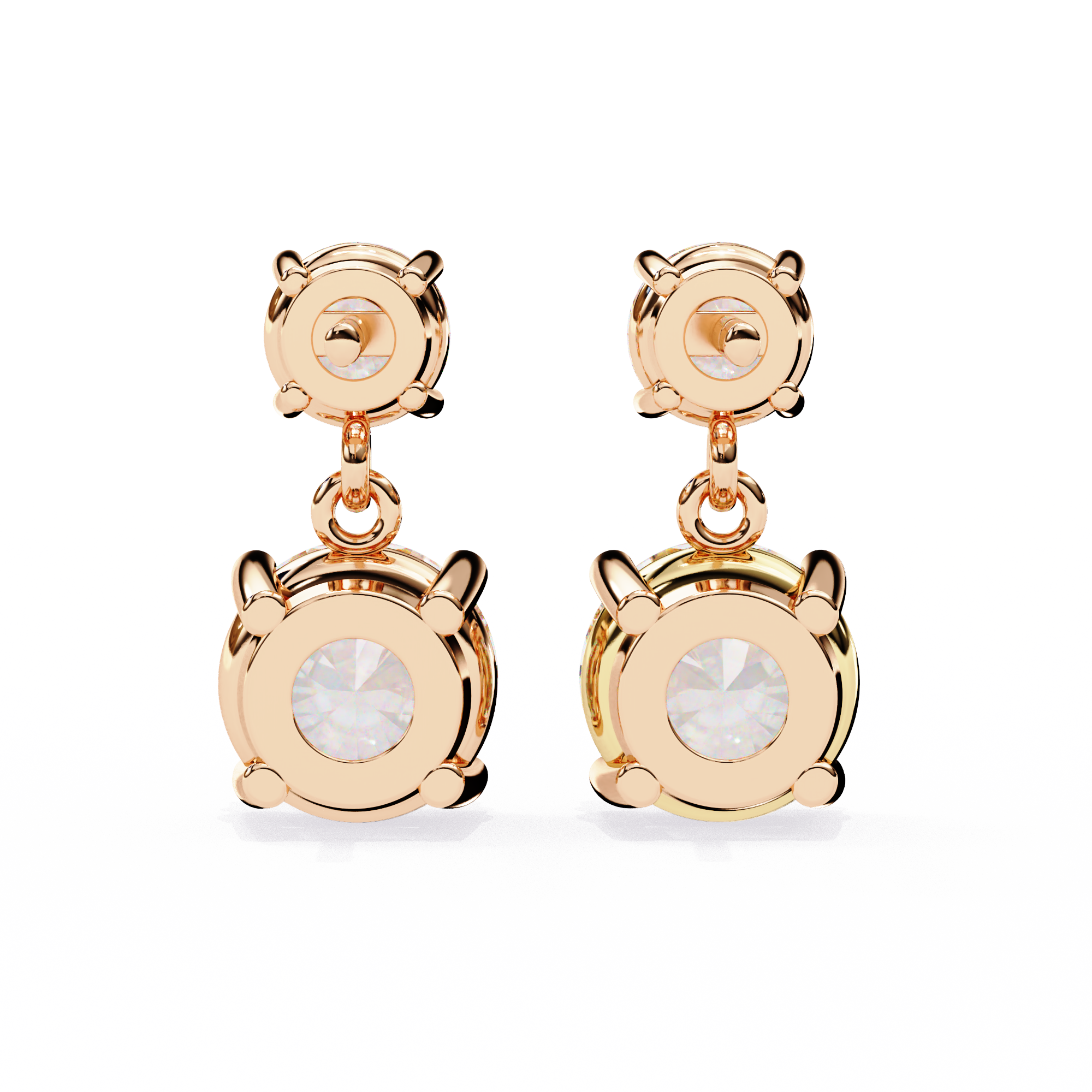 3.73 ct Galactic Majesty Earrings 9k