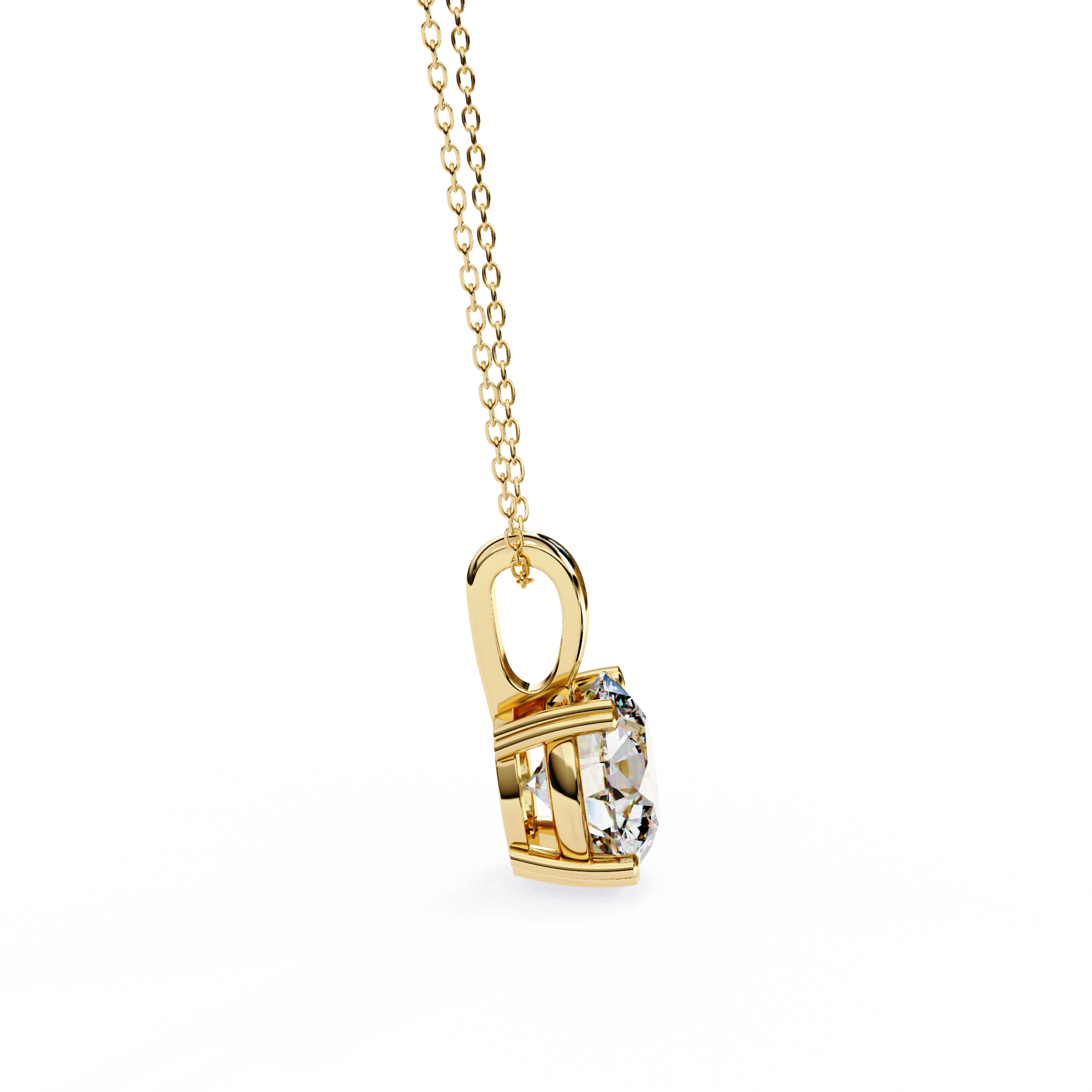 0.08 ct Luminous Sphere Pendant 9k