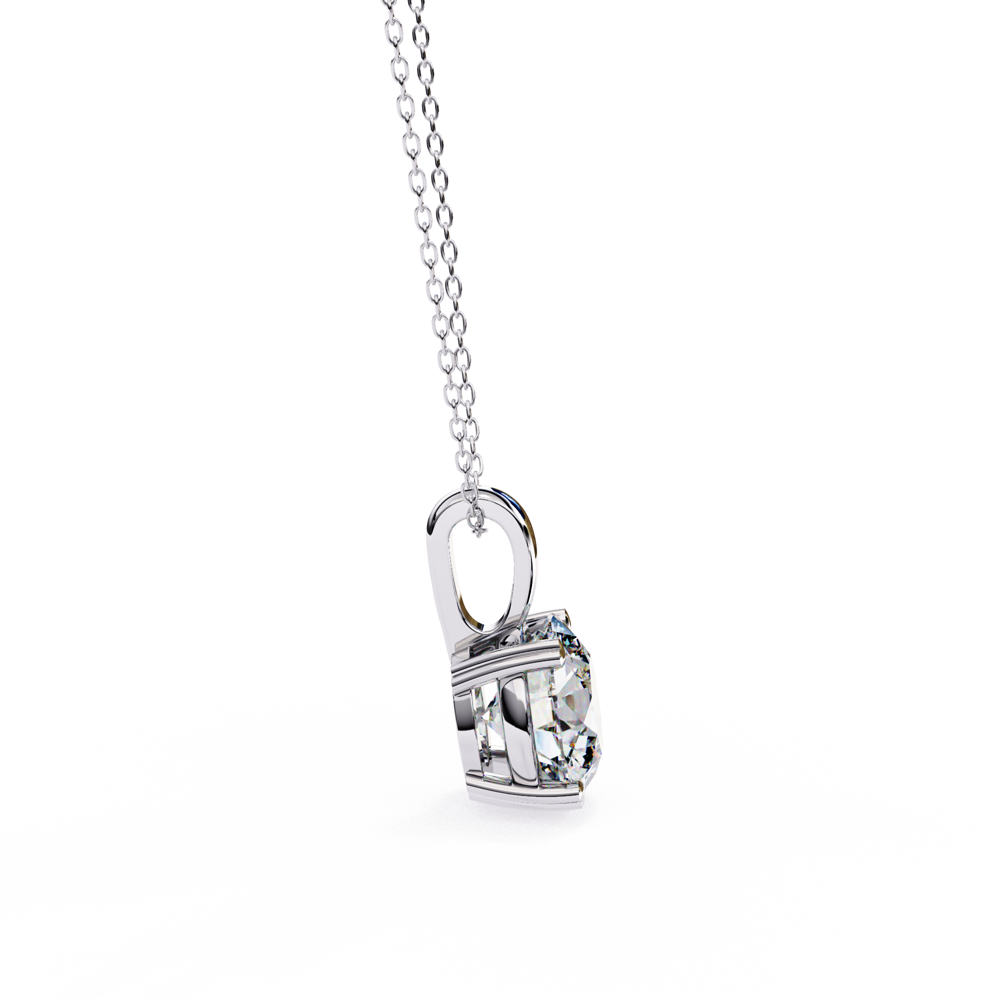 0.08 ct Luminous Sphere Pendant 9k