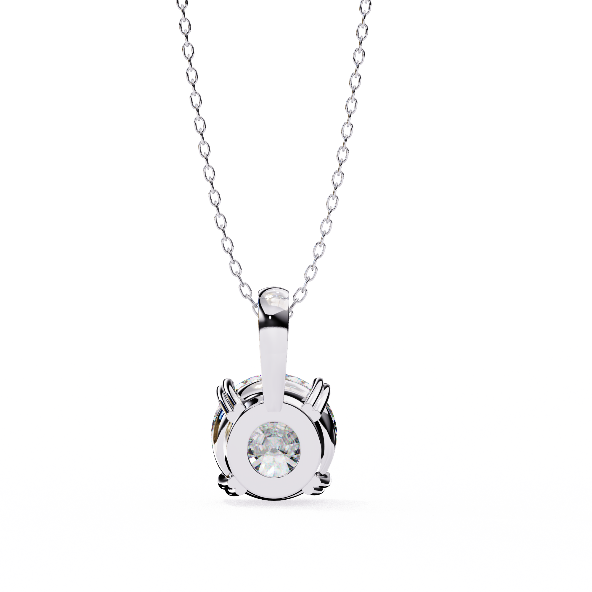 0.08 ct Luminous Sphere Pendant 9k