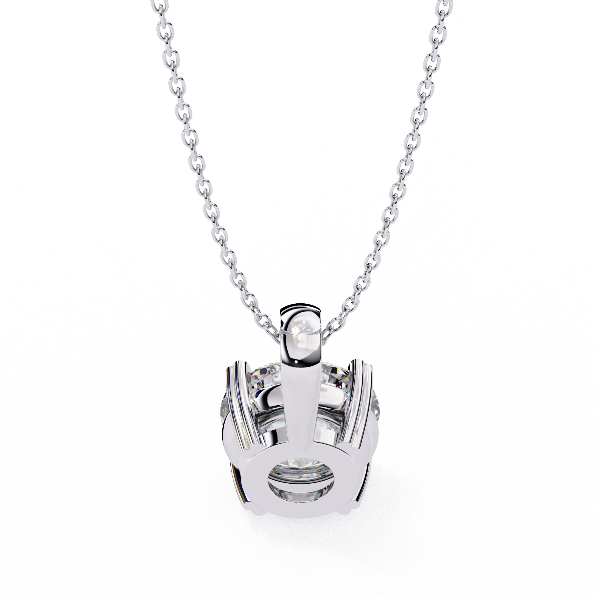 0.08 ct Luminous Sphere Pendant 9k
