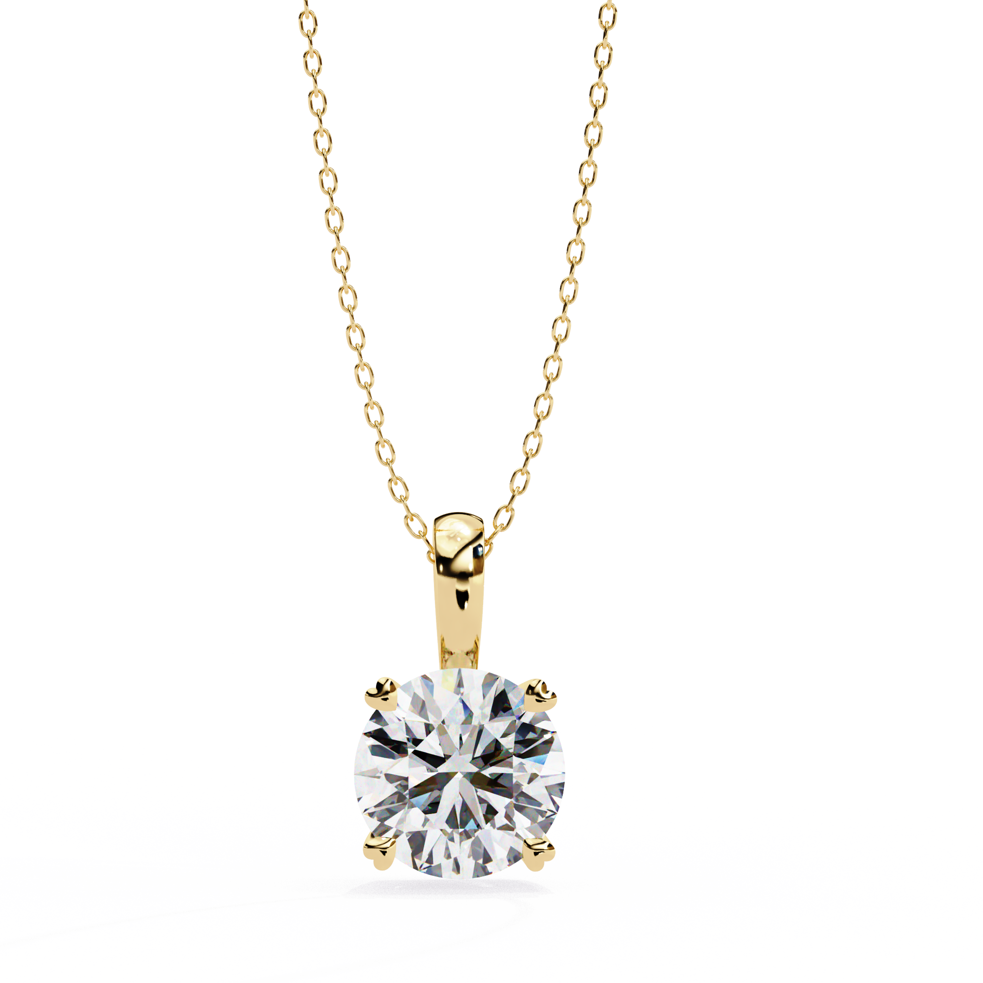 0.08 ct Luminous Sphere Pendant 9k
