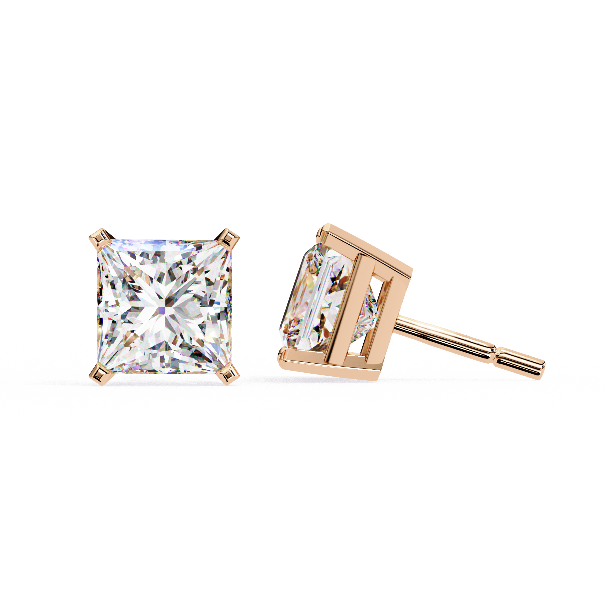 3.04 ct Vega Radiance Earrings 9k