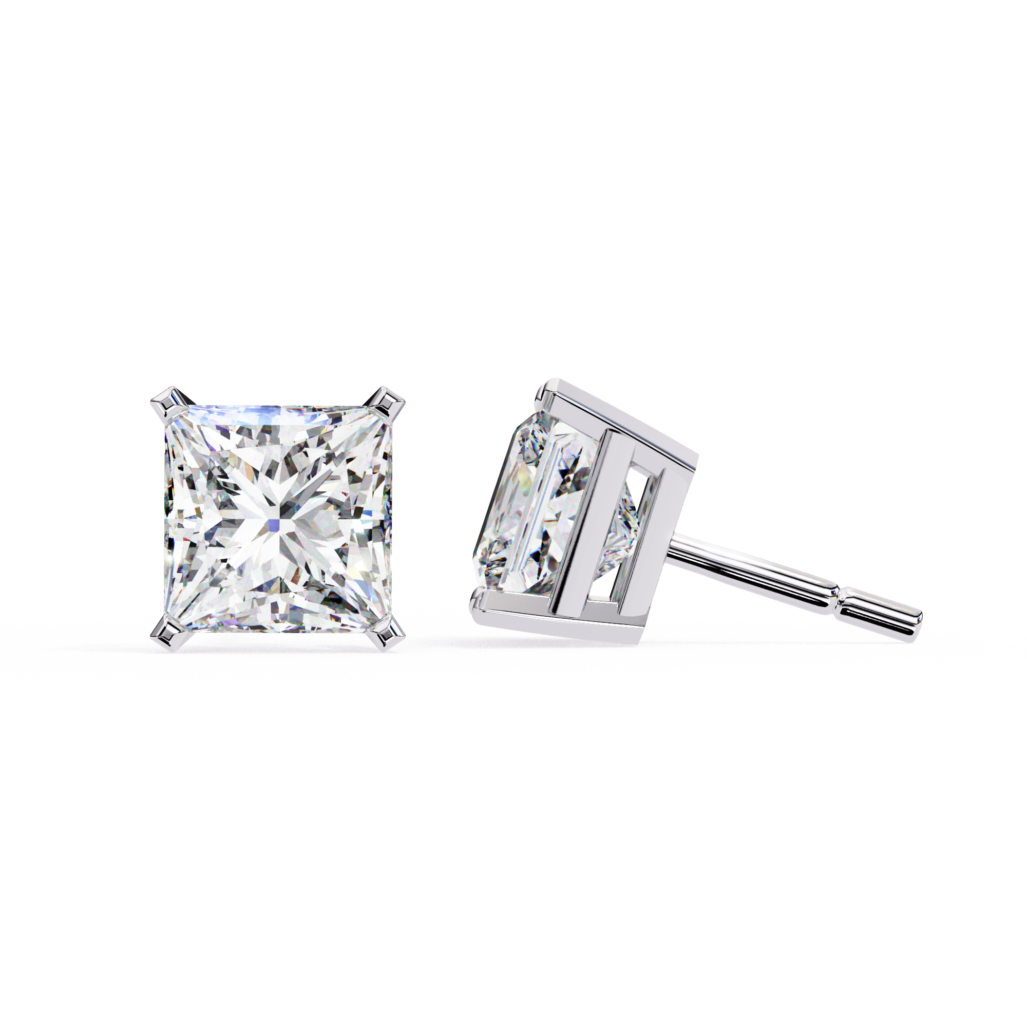 3.04 ct Vega Radiance Earrings 9k