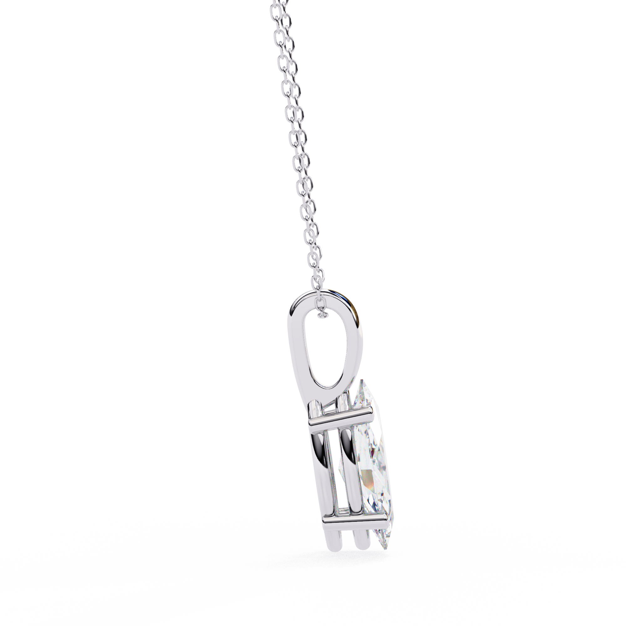 0.93 carat marquise pendant