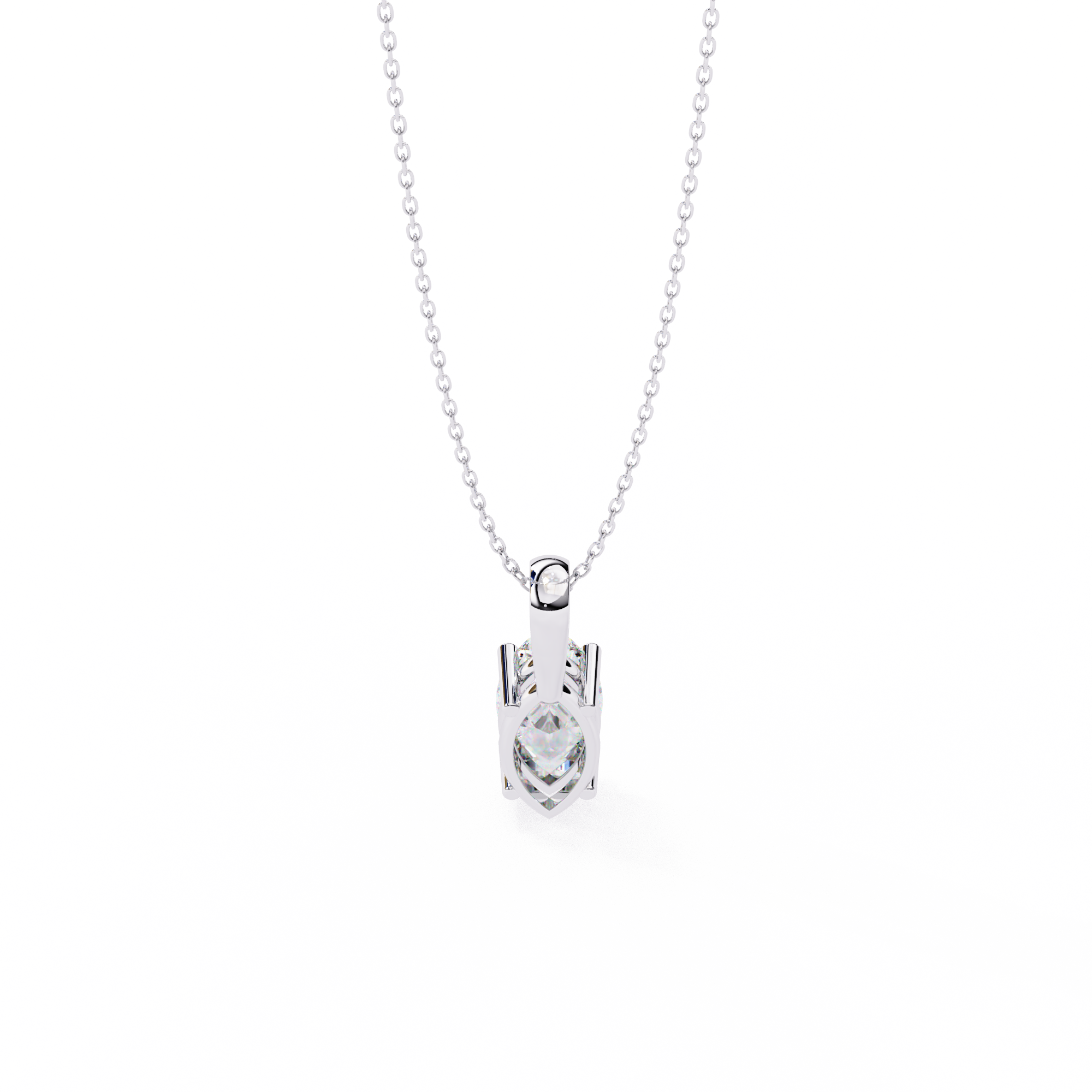 0.93 carat marquise pendant