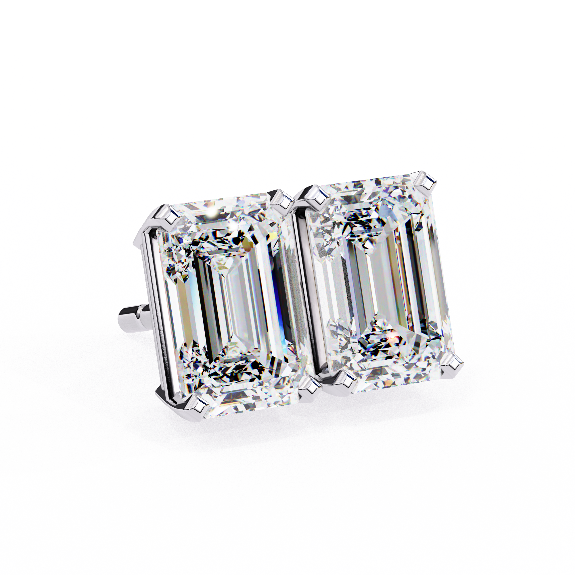 2.39 ct Green Horizon Earrings 9k