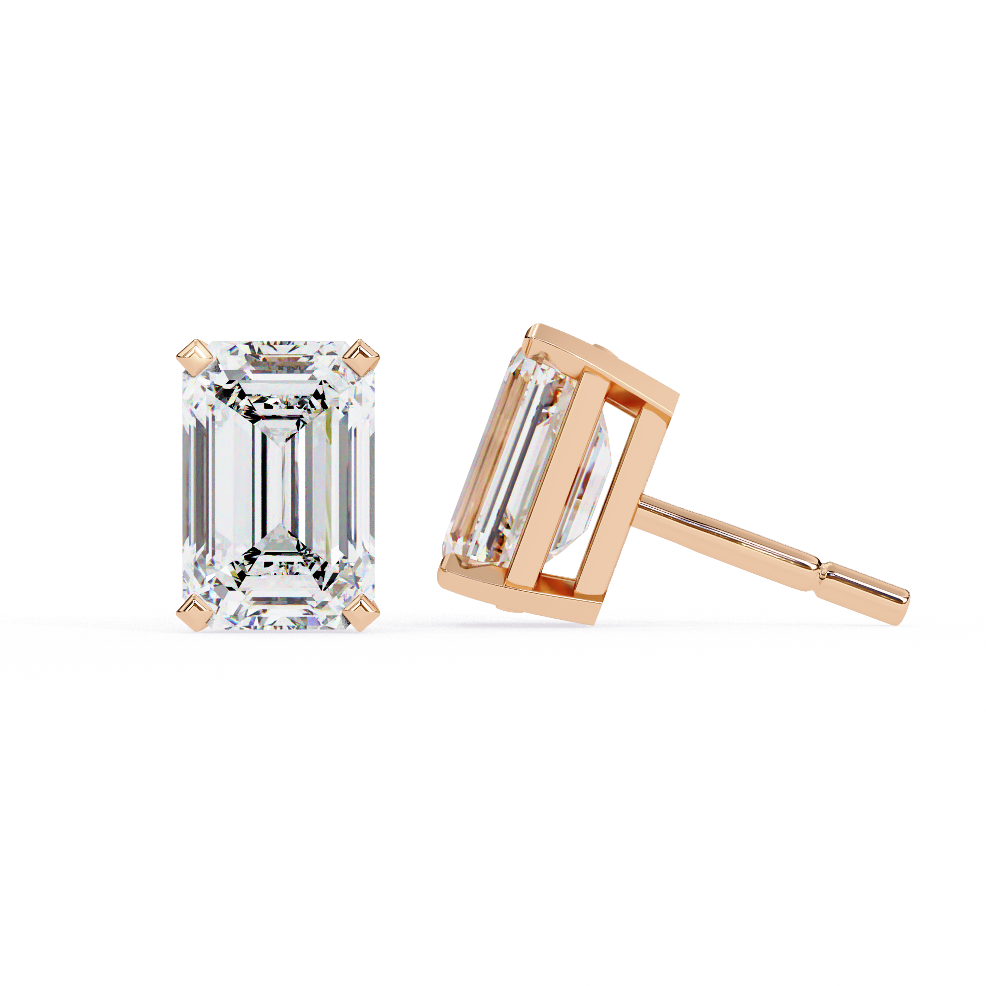 2.39 ct Green Horizon Earrings 9k