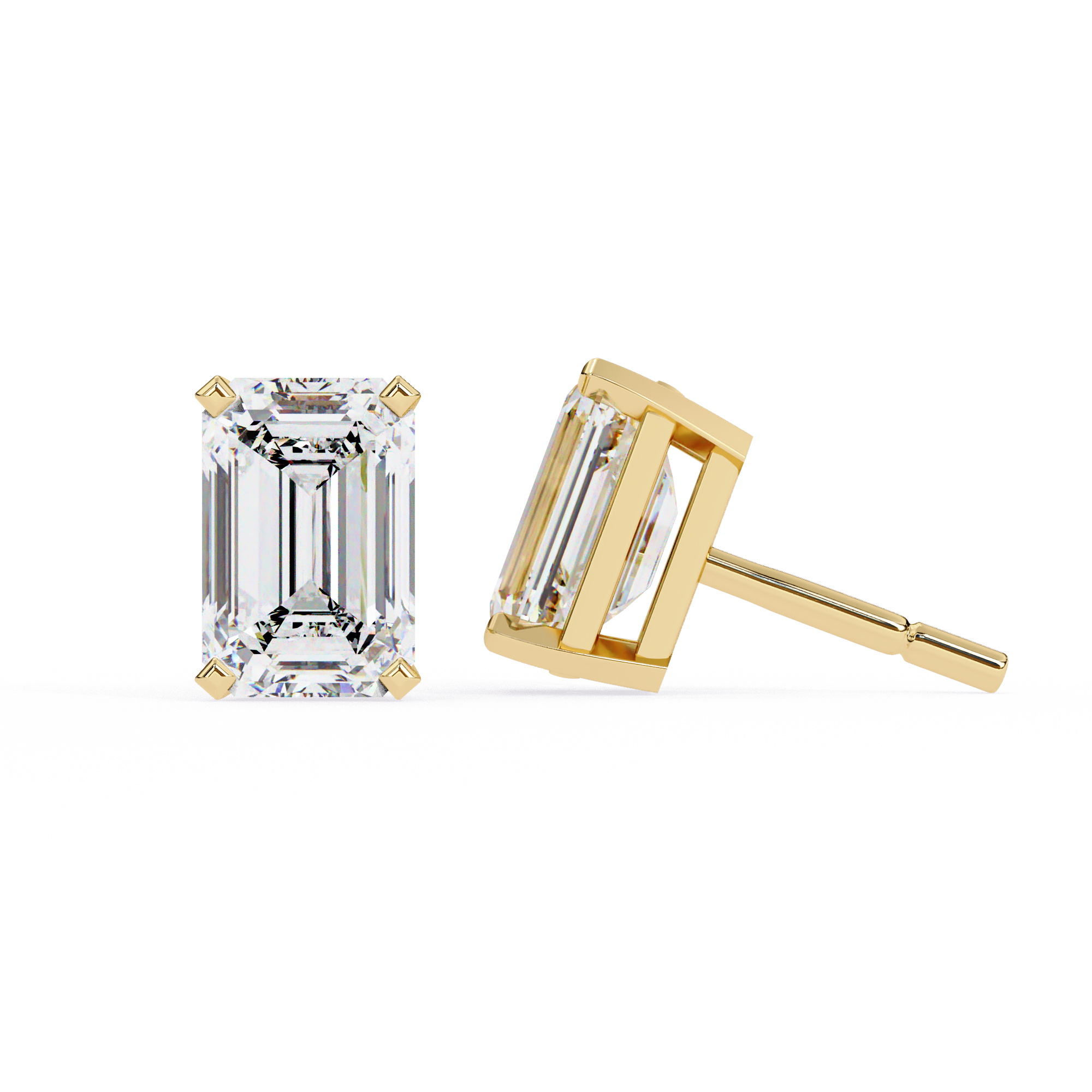 2.39 ct Green Horizon Earrings 9k