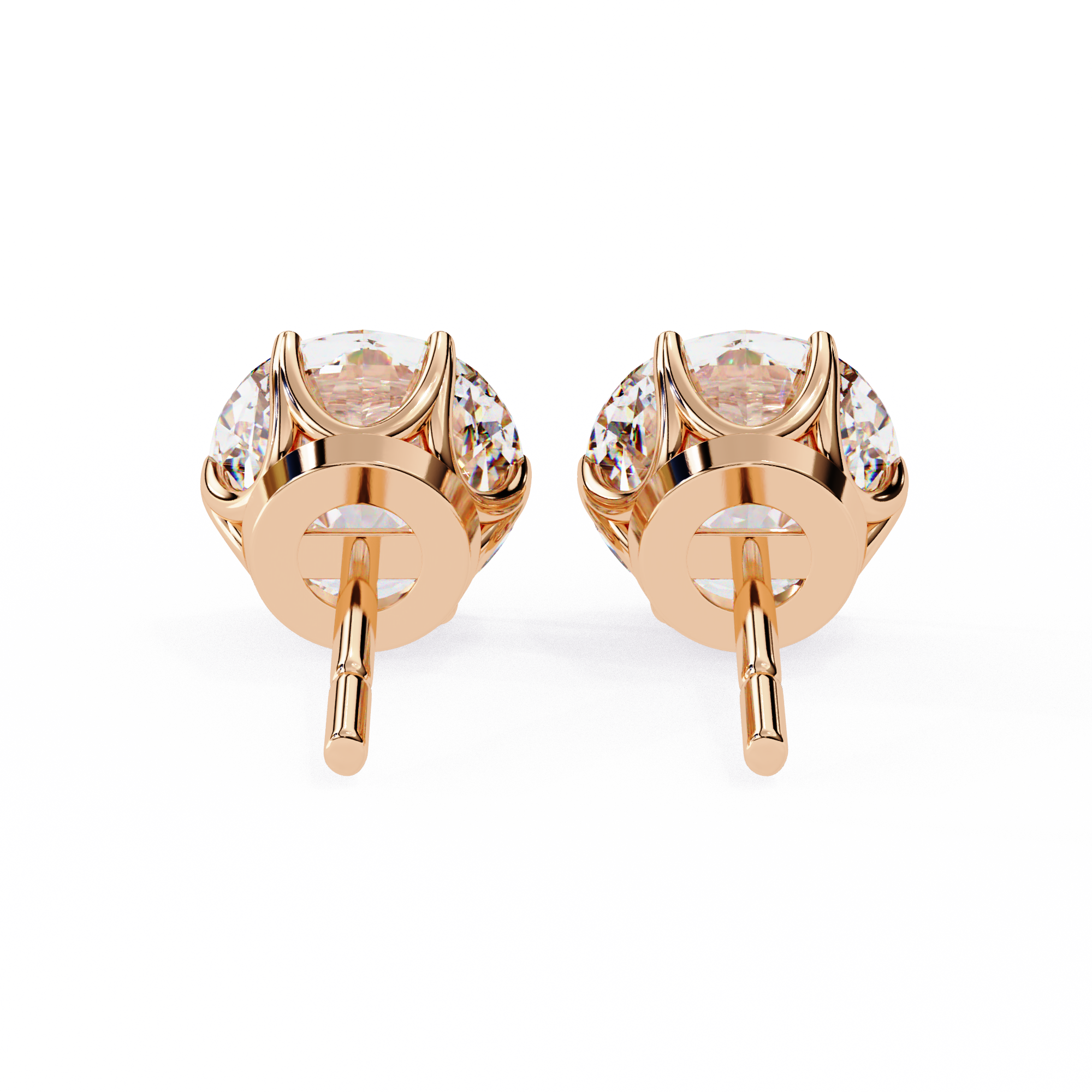 2.57 ct Radiant Elegance Earrings 9k