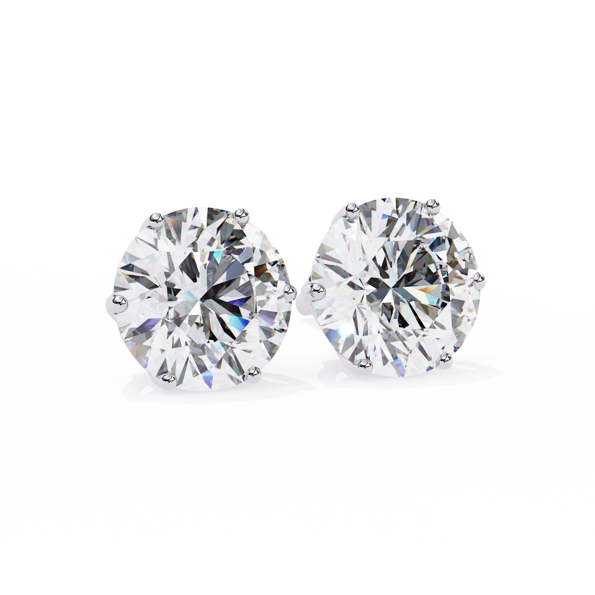 2.57 ct Radiant Elegance Earrings 9k