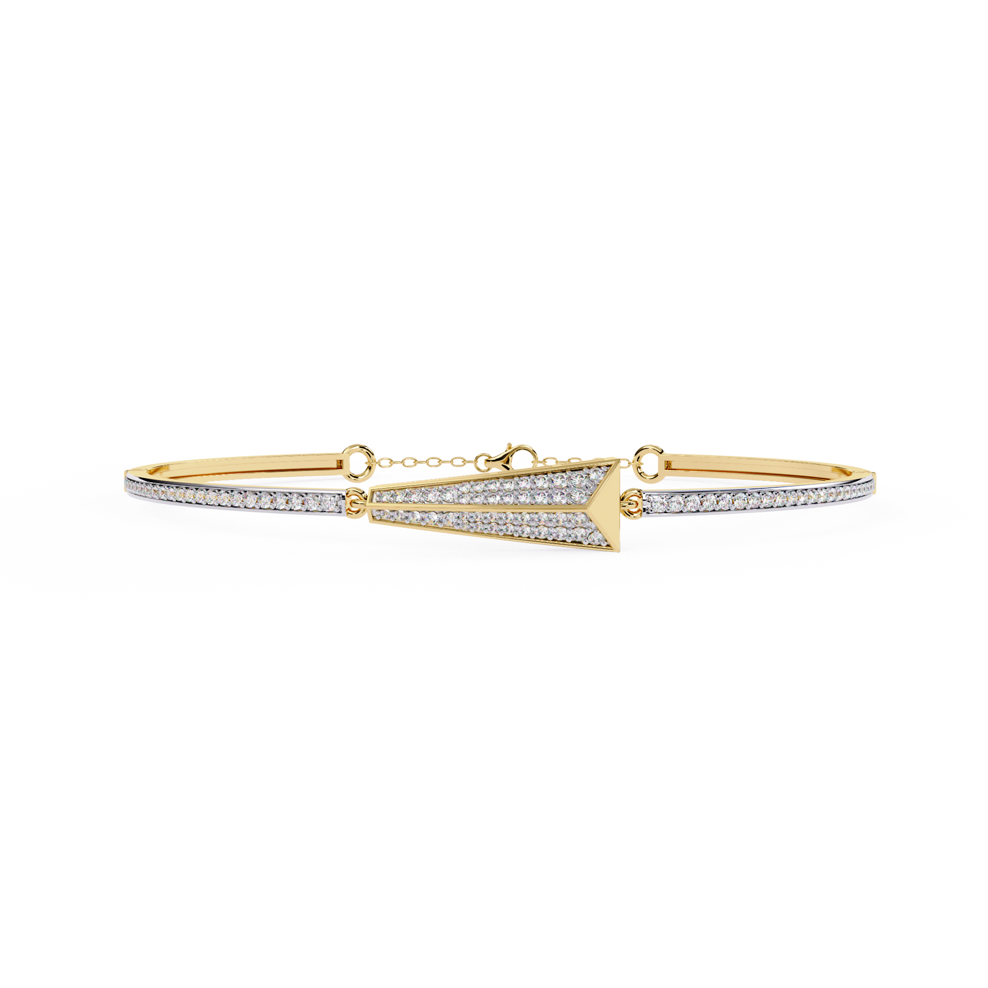 0.55 CT NOVA EDGE BRACELET 9k