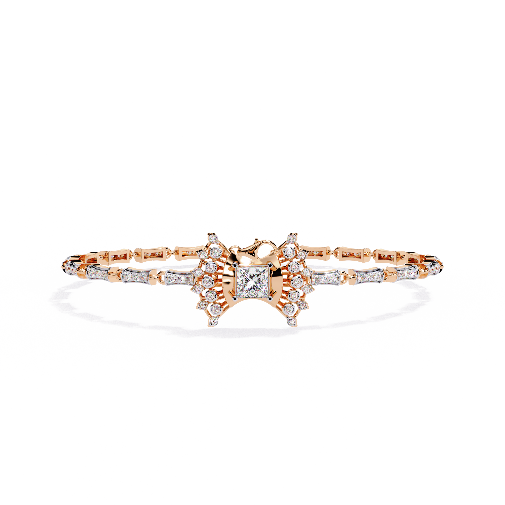 1.65 CT REGENT TRIO BRACELET 9k