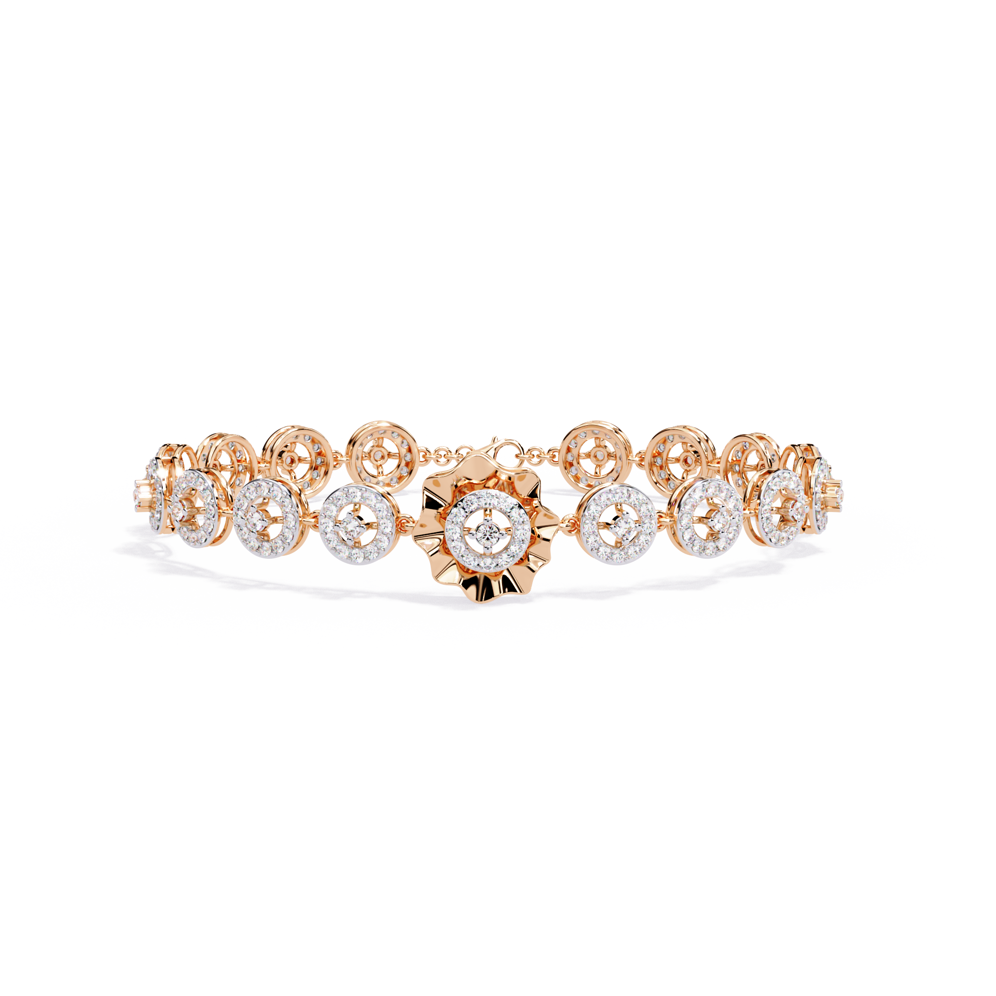2.16 CT ROSETTE ENCHANT BRACELET