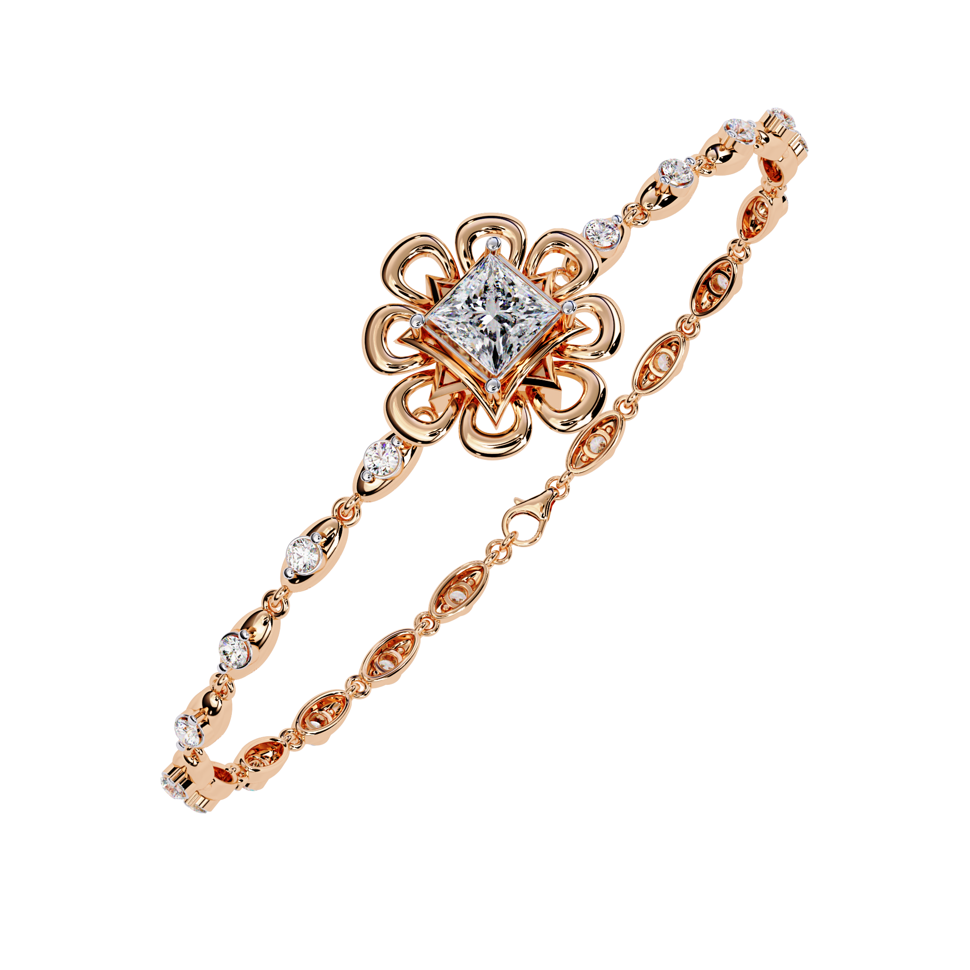 2.11 CT ROSÉ EMBLEM BRACELET