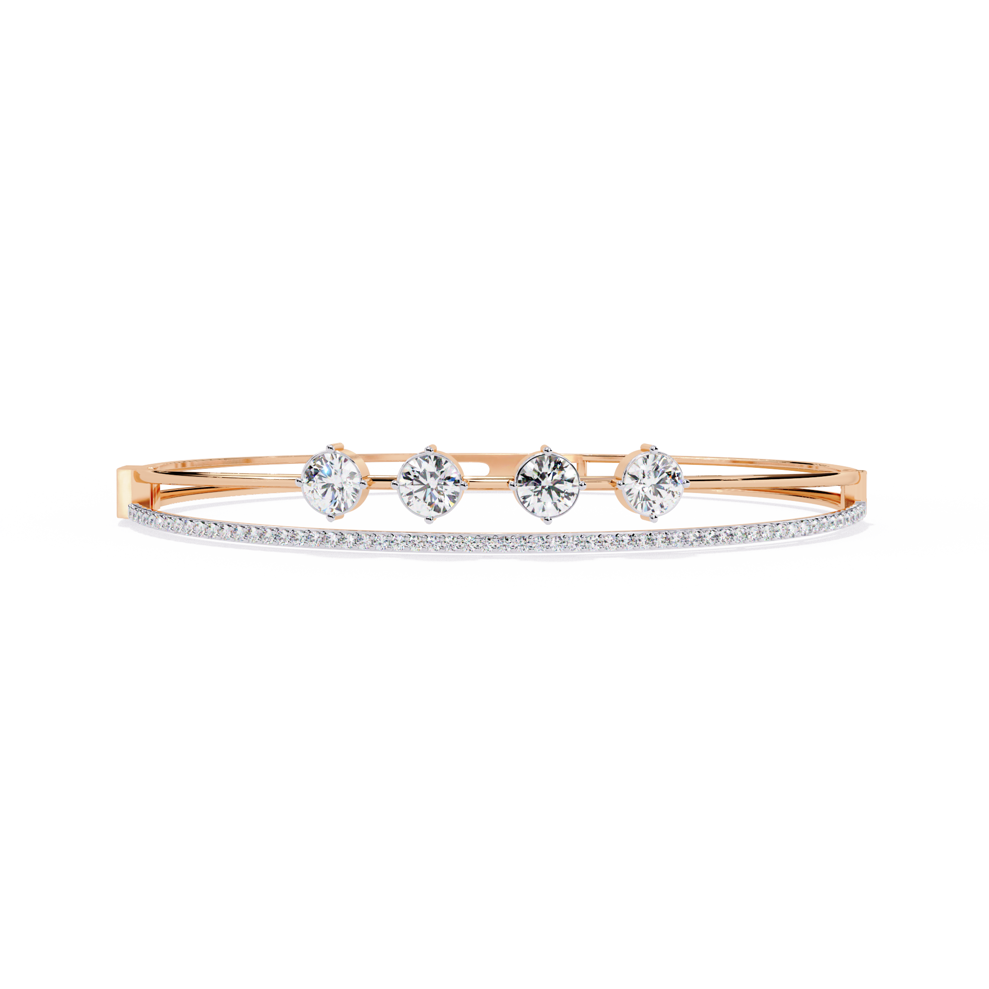 2.32 CT CASCADE LINEAR BRACELET