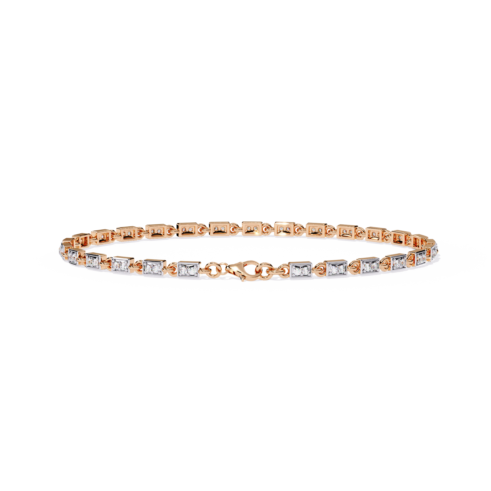 0.45 CT LINEA TWIST BRACELET