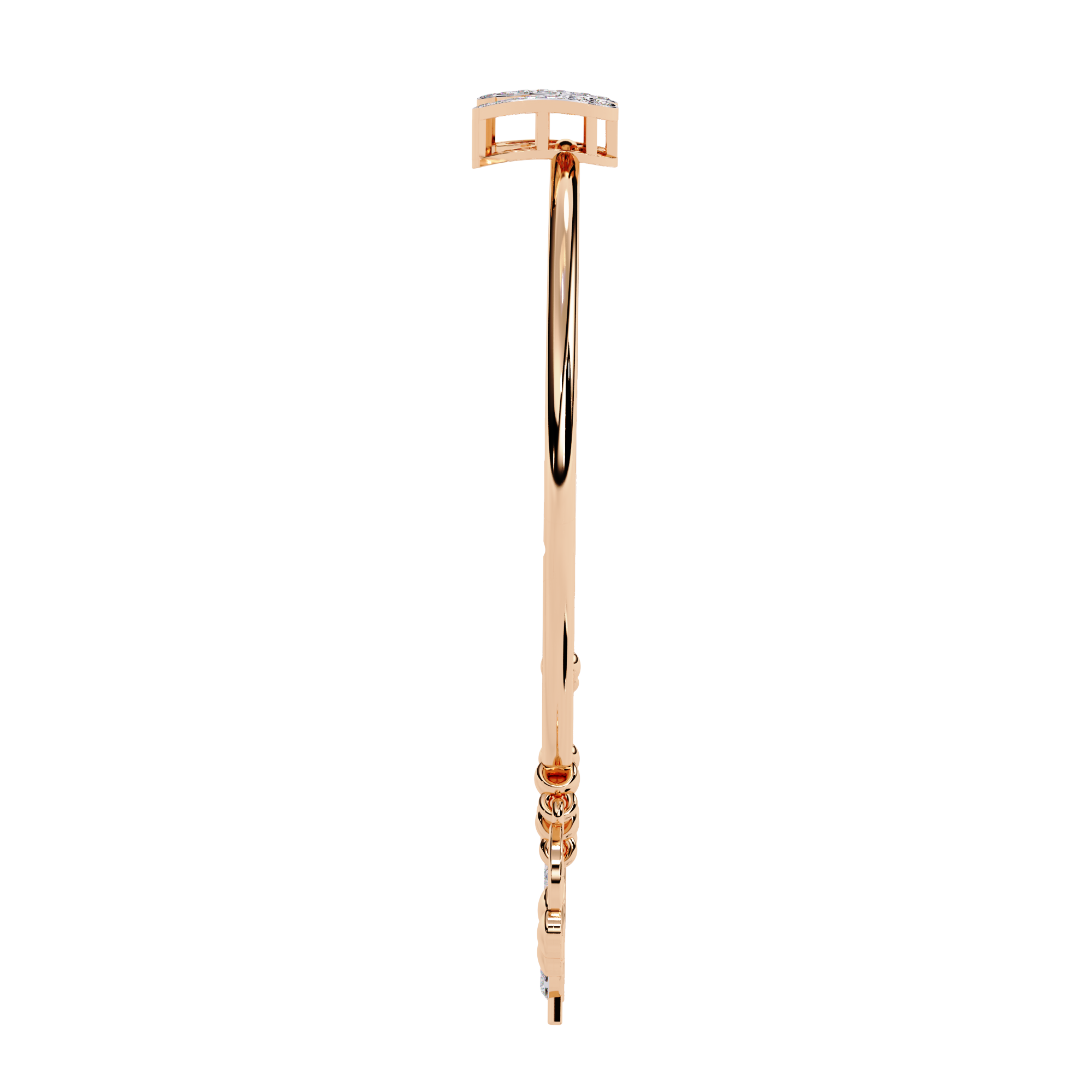 0.97 CT CHARM BLOOM BRACELET 18K