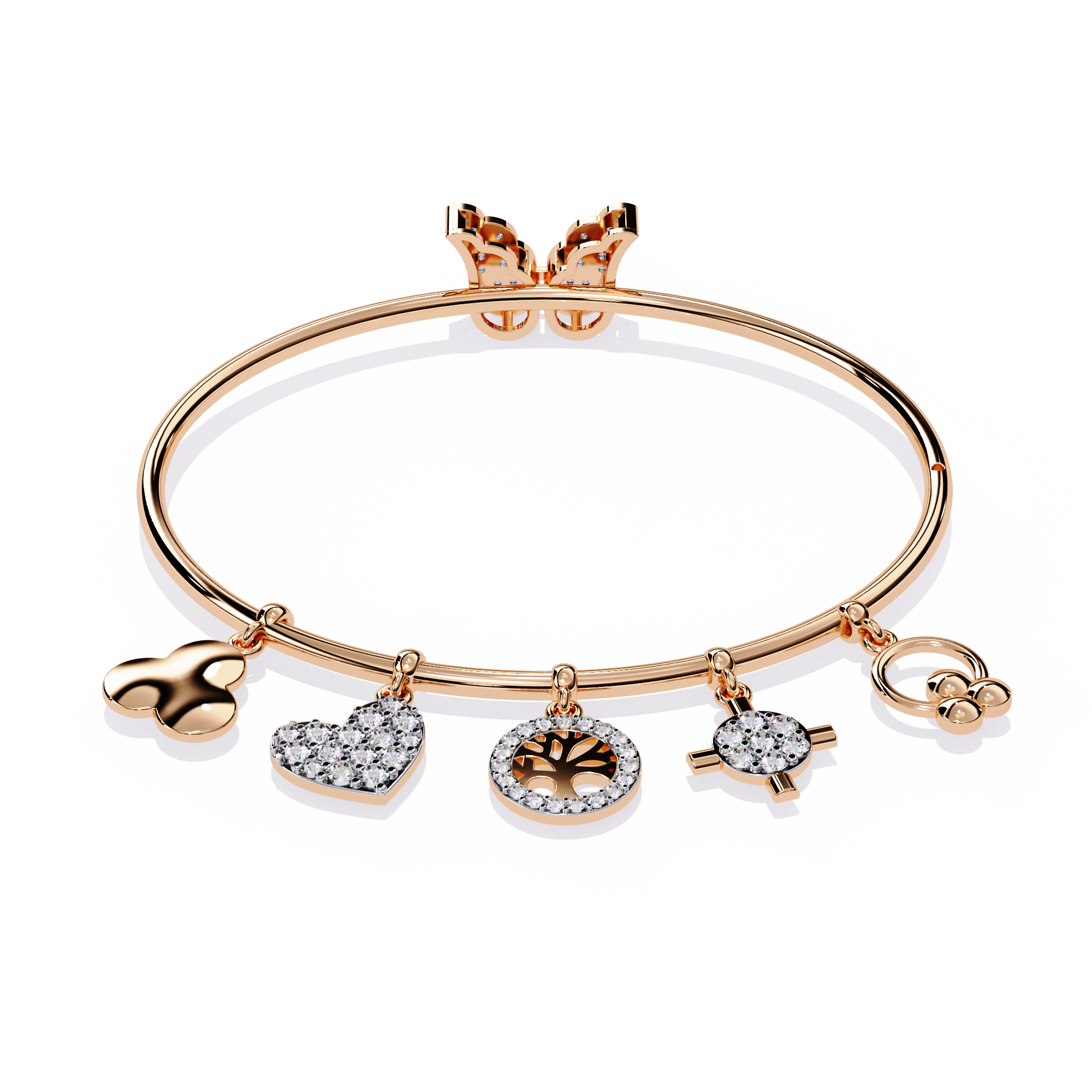 0.97 CT CHARM BLOOM BRACELET