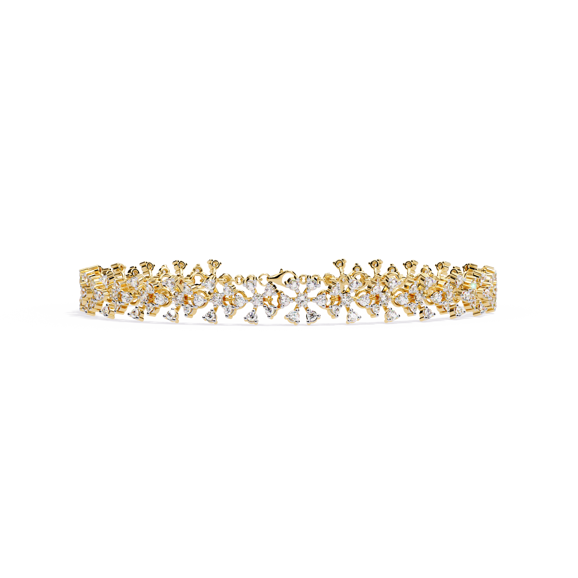 1.58 CT CASCADE LUXE BRACELET 18K