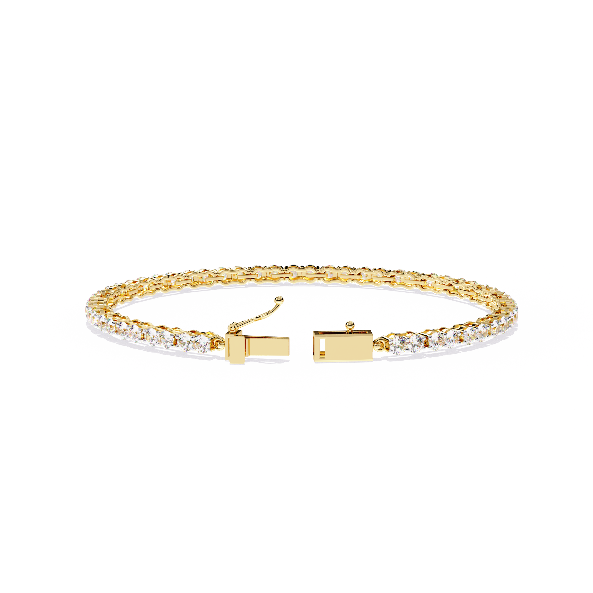 3.98 CT CELEBRITY LINE BRACELET