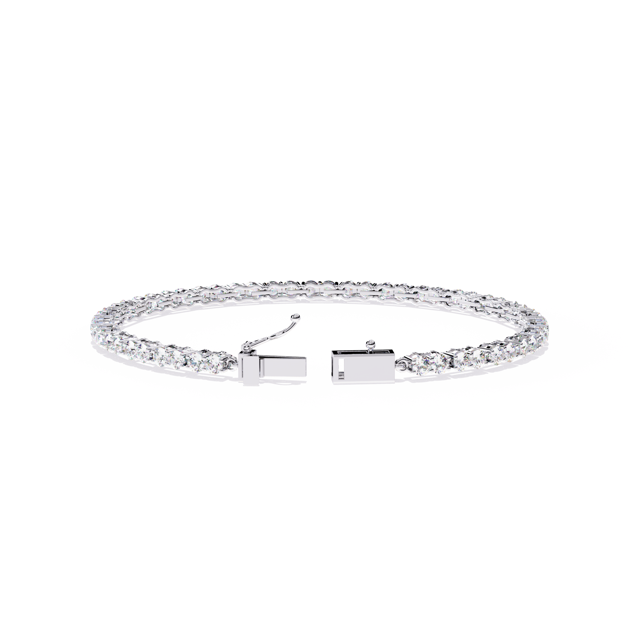 3.98 CT CELEBRITY LINE BRACELET