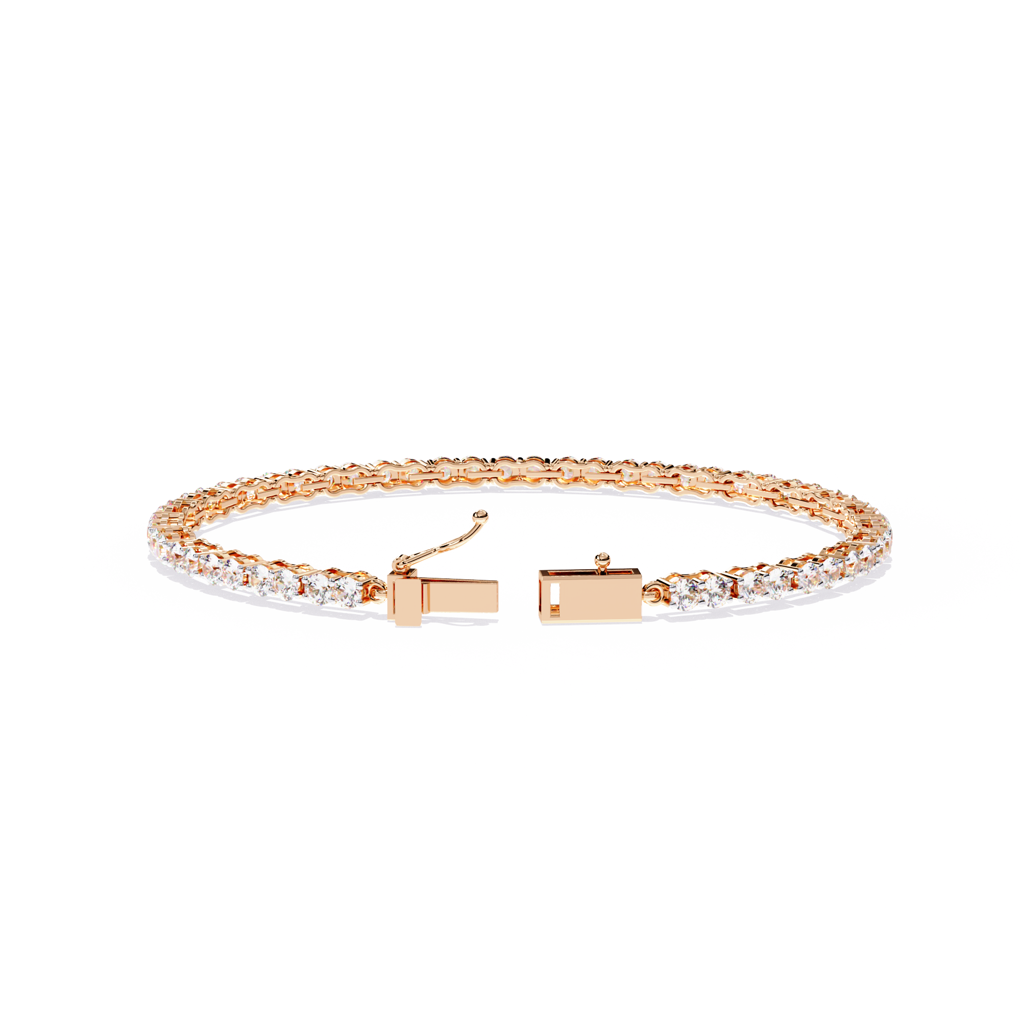 3.98 CT CELEBRITY LINE BRACELET
