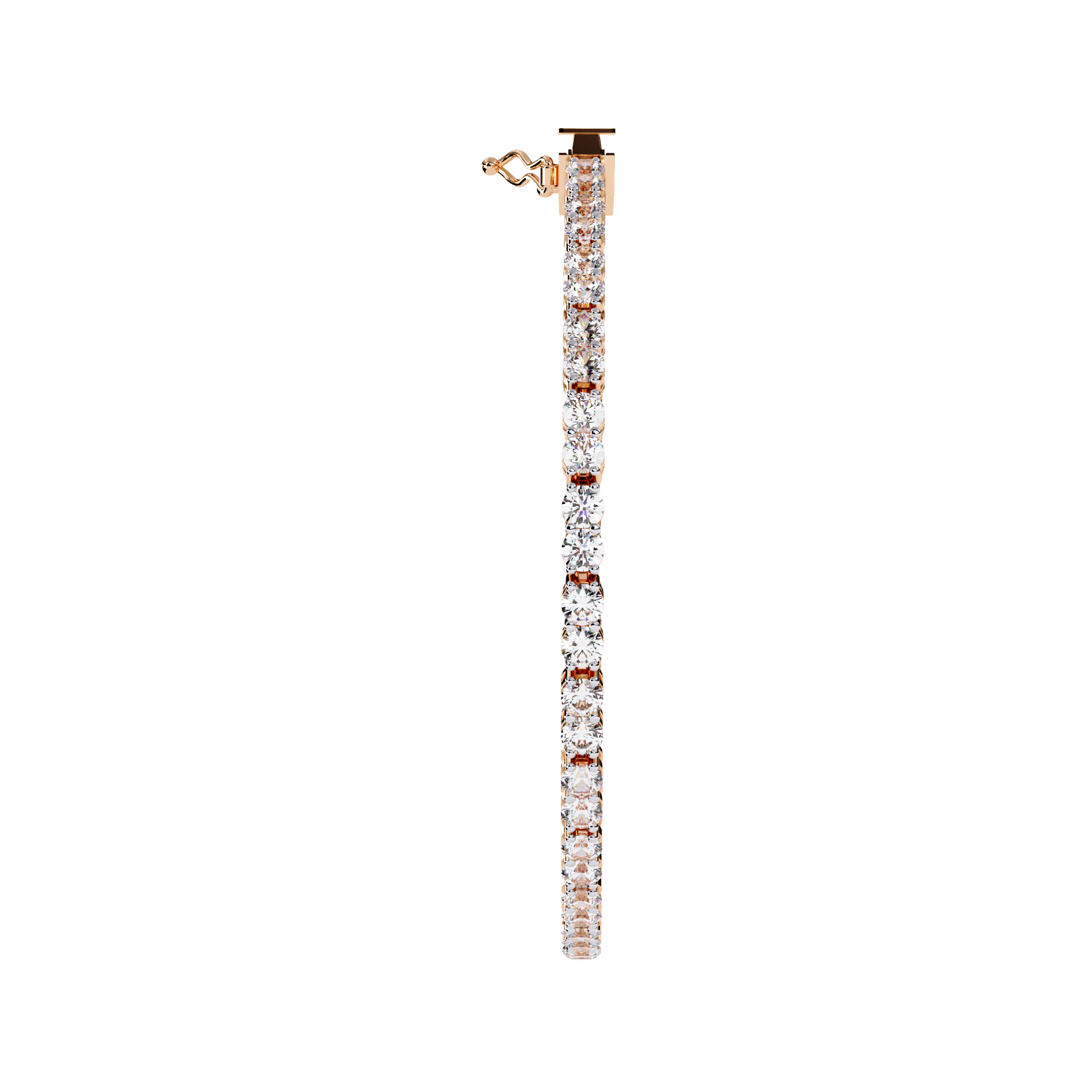 3.98 CT CELEBRITY LINE BRACELET