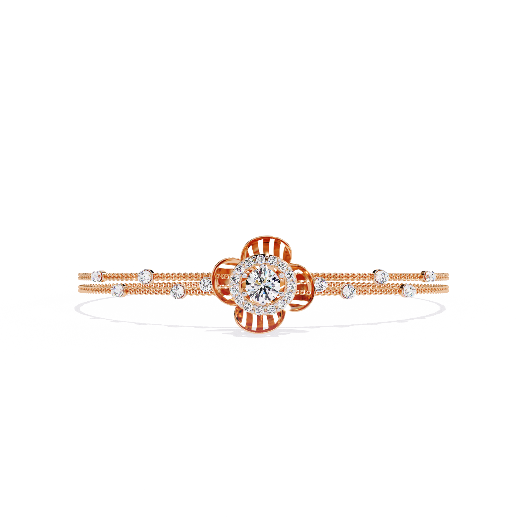 0.95 CT RADIANT BLOOM BRACELET