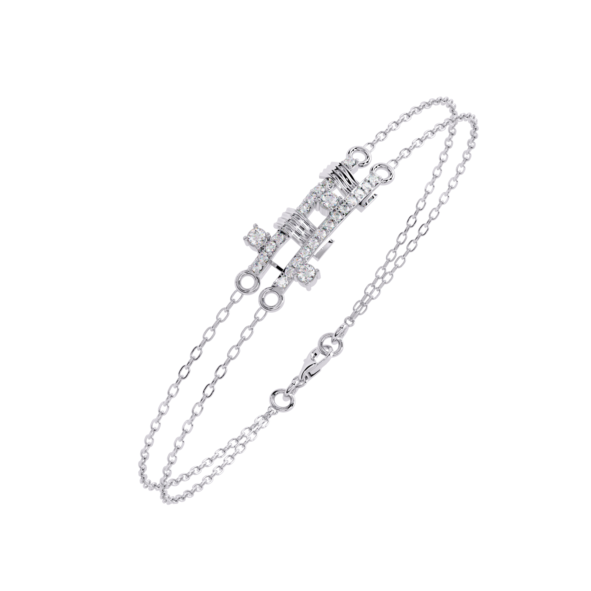 0.27 CT CITY BAR BRACELET