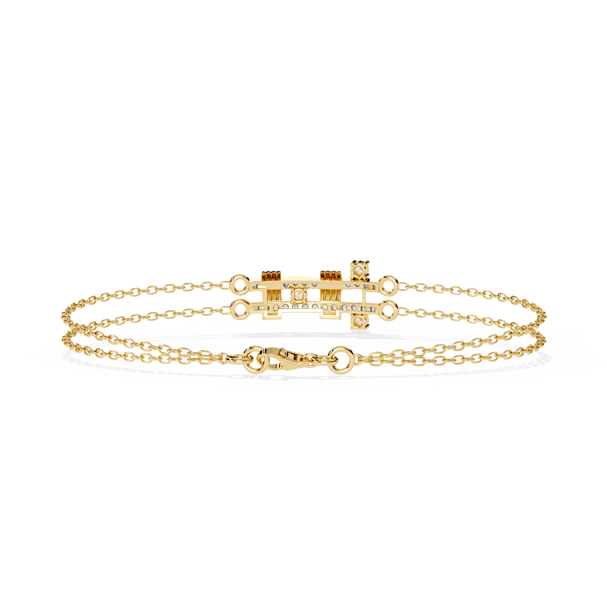 0.27 CT CITY BAR BRACELET